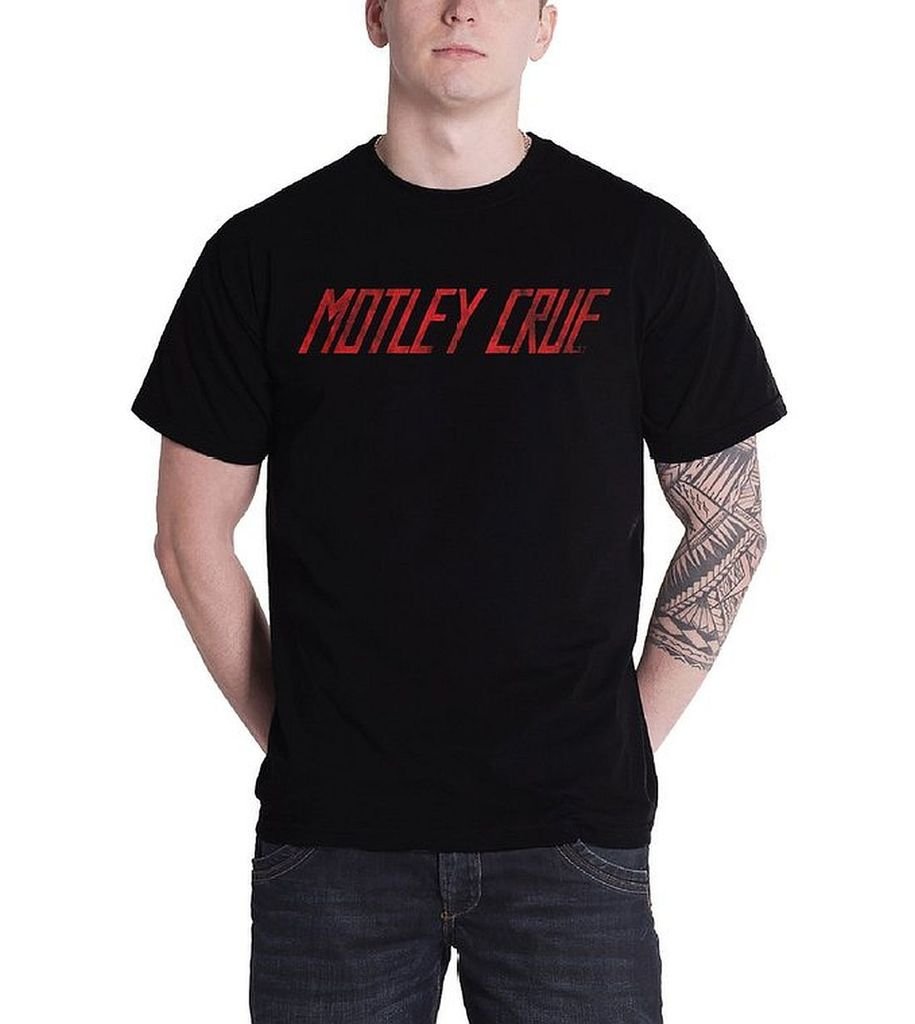 Motley Crue Too Fast For Love Vintage Distressed Logo Rock Band T-Shirt - 80s Metal Music Tee for Concerts & Retro Fashion