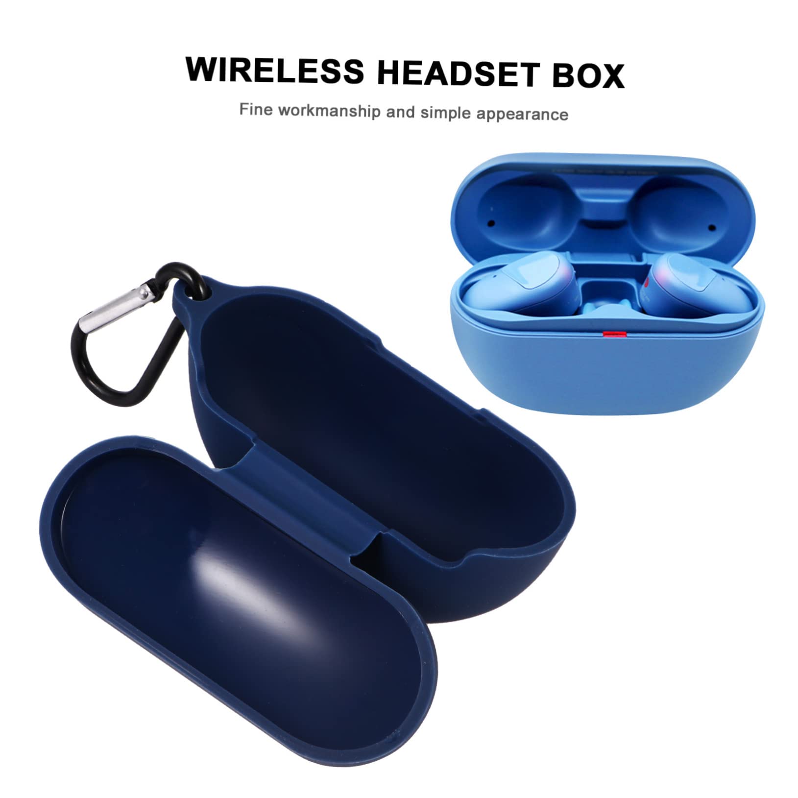 Hemobllo 2 Pack Universal Headphone Case for Sony WH-SP800N - Durable Protective Cover with Hanging Hook for Travel, Gym & Daily Storage