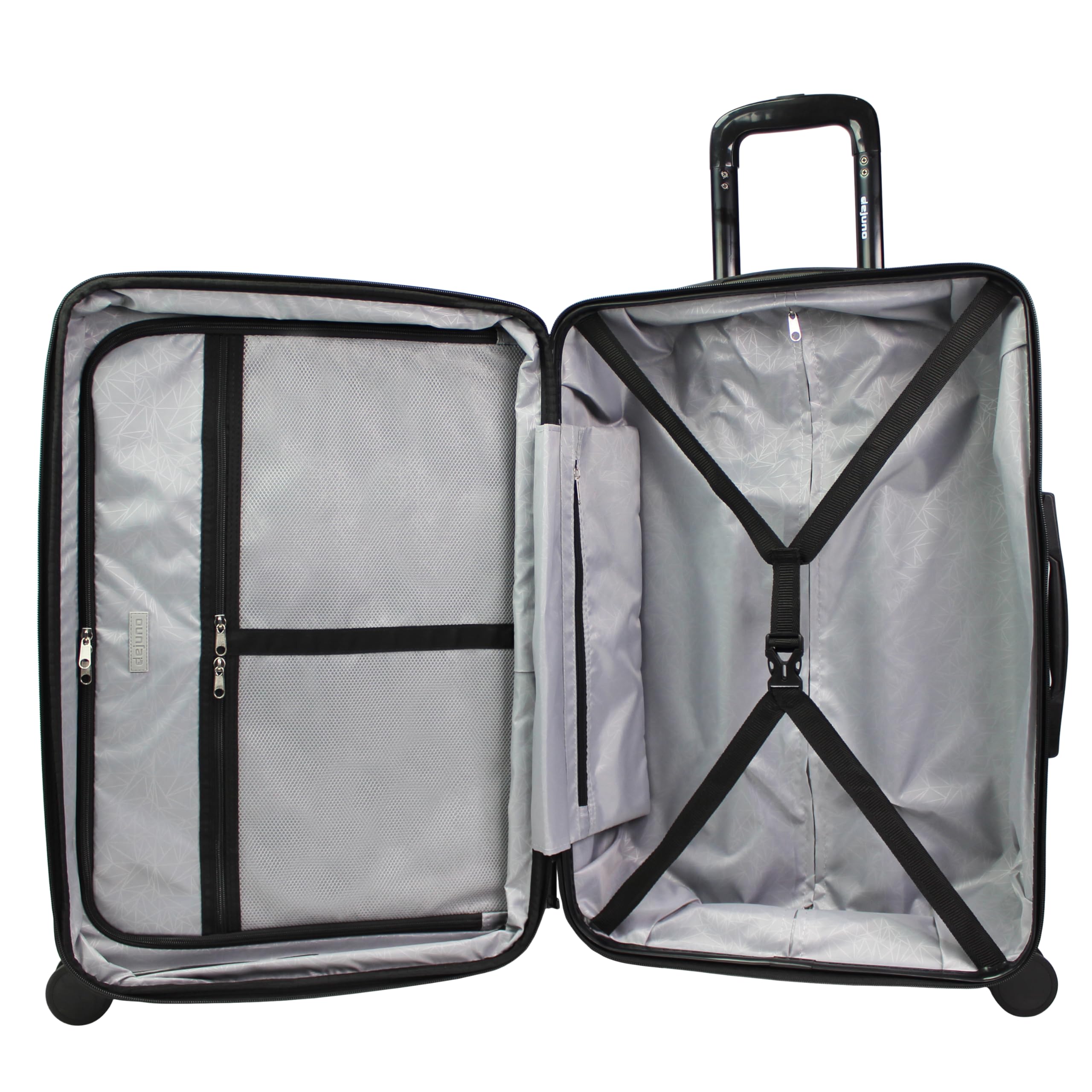 Dejuno 28-inch Lightweight Polycarbonate Expandable Hardside Spinner Luggage with TSA Lock - Coral | Durable Travel Suitcase for International Flights & Business Trips
