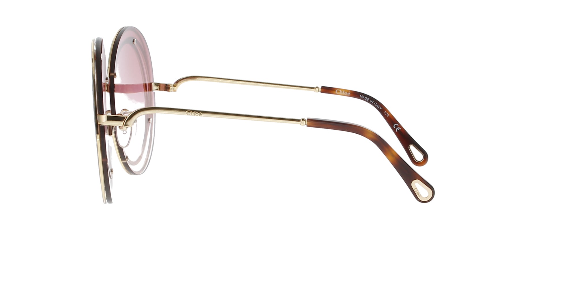 Chloe Gold Havana Sunglasses for Women - Classic Aviator Style with UV Protection - Perfect for Beach, Driving & Outdoor Activities
