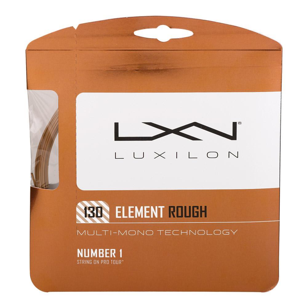 Element Rough 1.30mm/16G Bronze Tennis String - Durable Performance for Competitive Play & Training | Perfect for Hard Court & Clay Court Matches