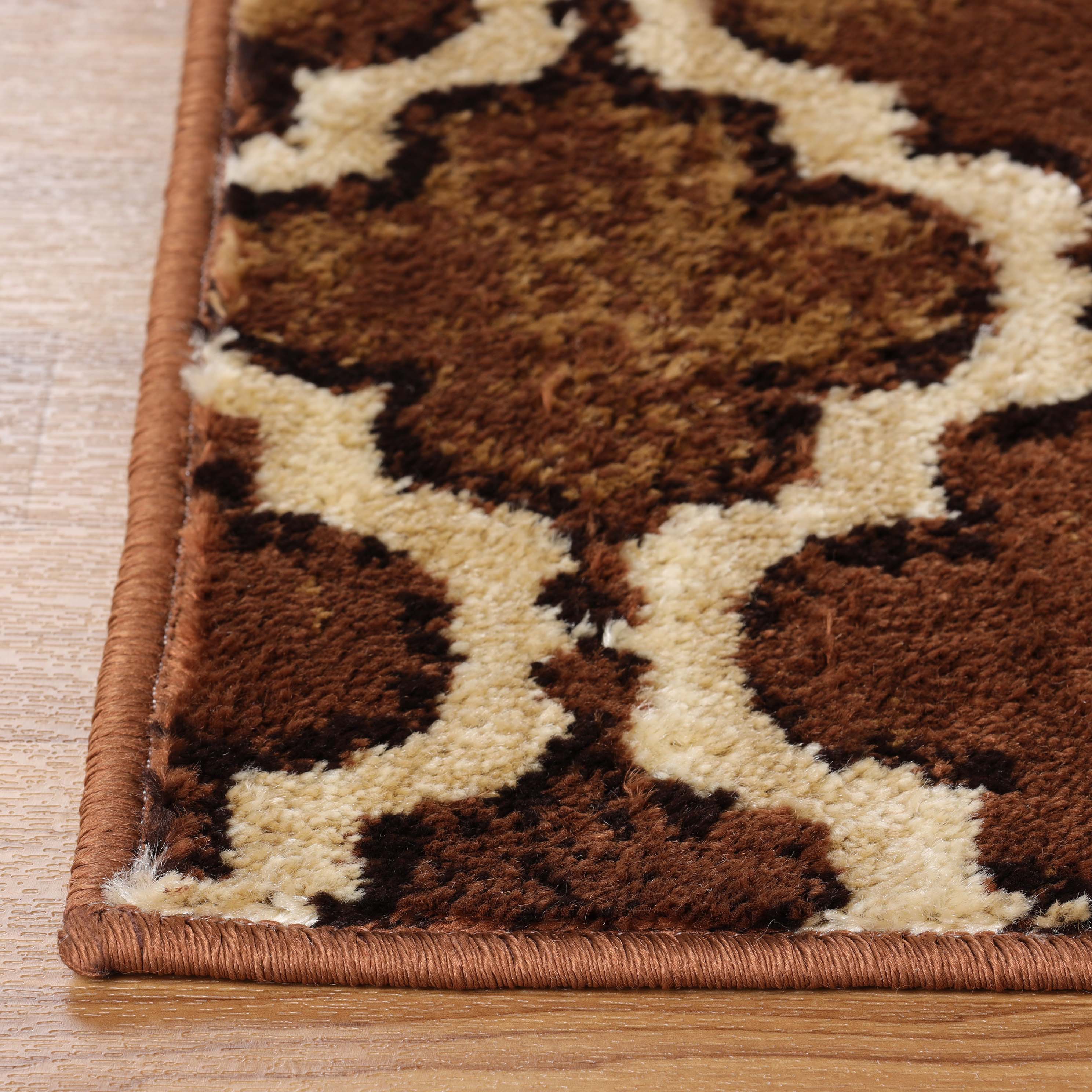 Viking Geometric Trellis Indoor Area Rug & Runner - Non-Slip Boho Chic Carpet for Living Room, Bedroom, Hallway - Perfect for Nordic Home Decor & Cozy Spaces