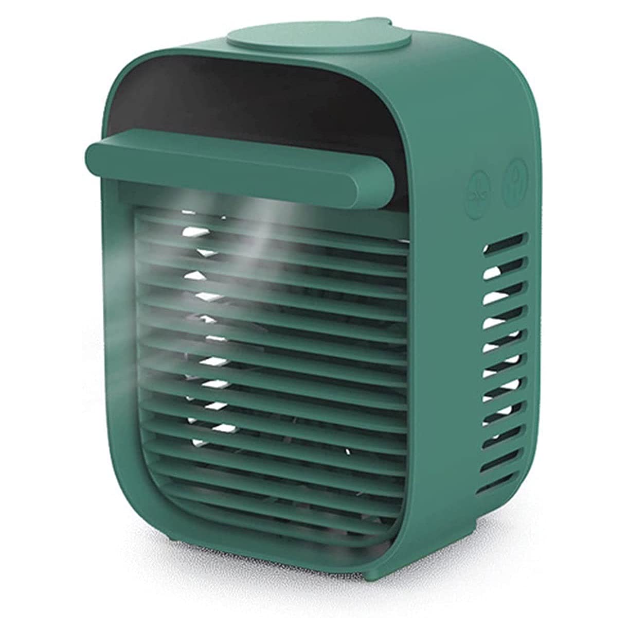 ZBQLKM Portable Air Conditioner Fan - 3 Speed USB Charging Personal Air Cooler for Home, Bedroom, Office & Outdoor | Quiet Desk AC Fan for Summer Cooling & Travel Use