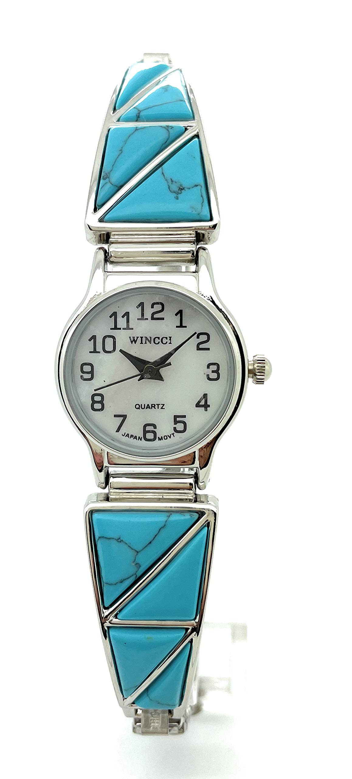 Elegant Women's Pearl Dial Fashion Watch with Stretch Elastic Band - Perfect for Casual Wear, Office & Special Occasions | Wincci