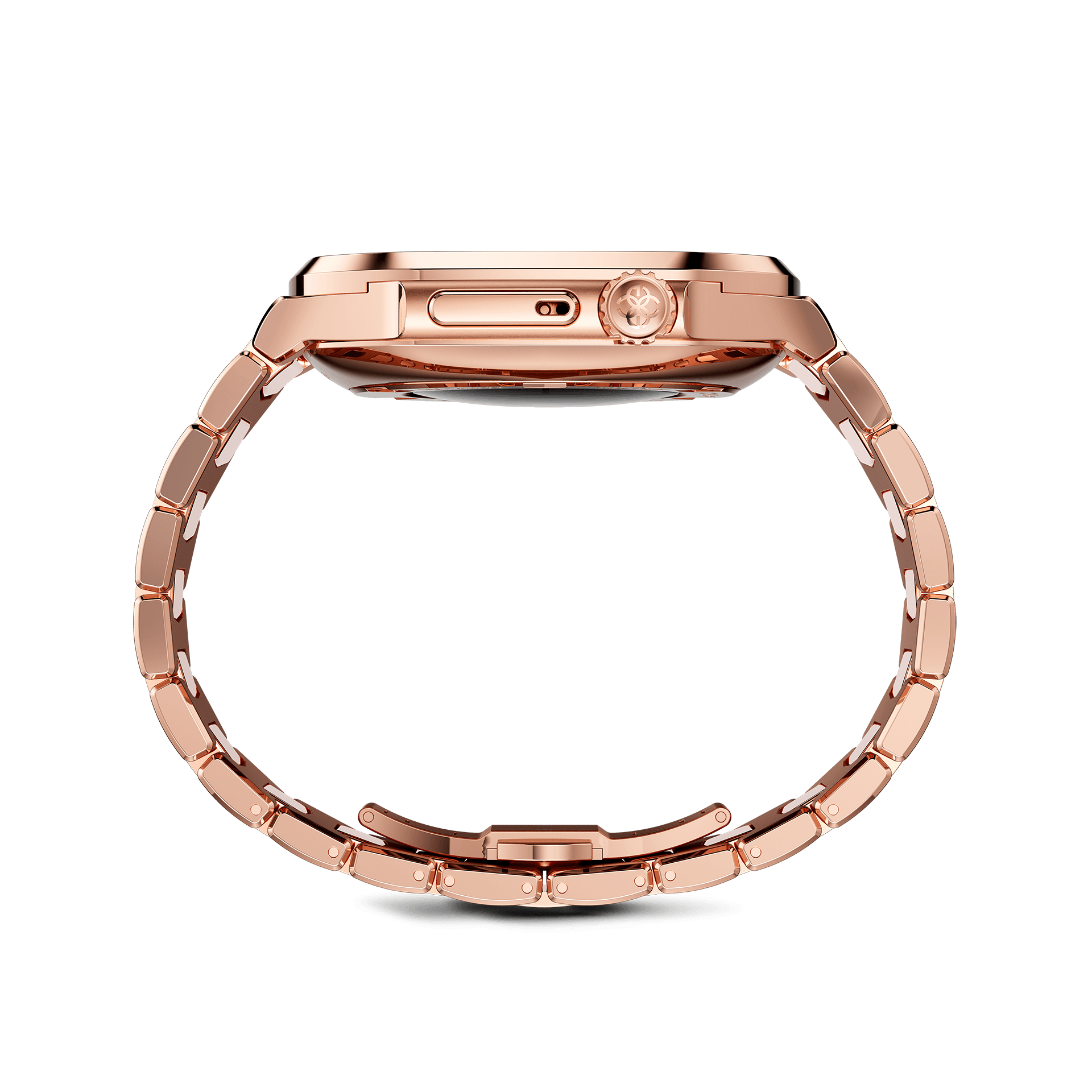 Apple Watch Case RO45 - Rose Gold Protective Cover for Apple Watch Series 1-9, 45mm - Slim Fit, Scratch Resistant, Fashionable Smartwatch Accessory for Workout, Running & Daily Wear
