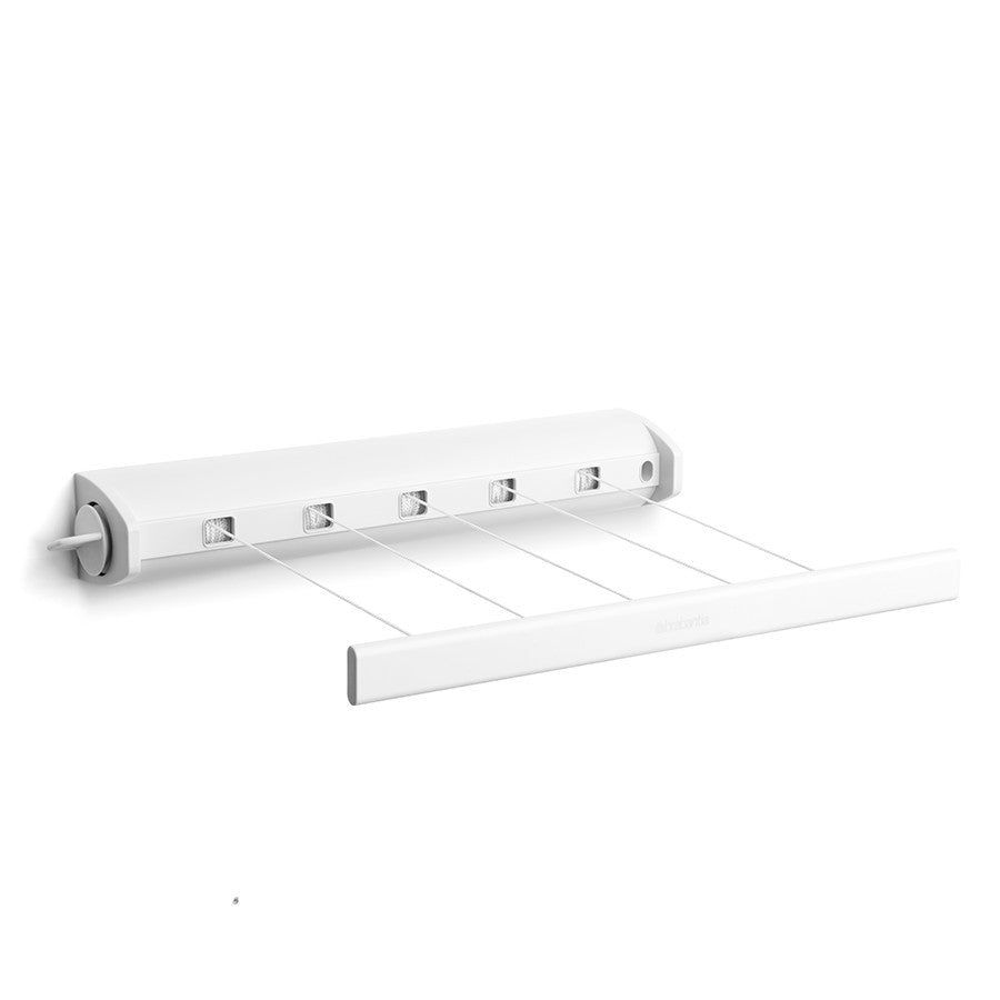 White Pull Out Drying Rack - Space Saving Laundry Clothes Airer for Small Apartments & Bathrooms | Perfect for Drying Delicates, Hand Washables & Everyday Laundry