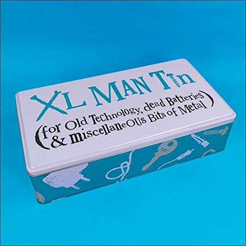 The Bright Side XL Man Tin - Premium Airtight Storage Container for Men's Grooming, Travel & Camping Essentials | Leakproof, Durable & Compact Design for Toiletries, First Aid & Outdoor Gear