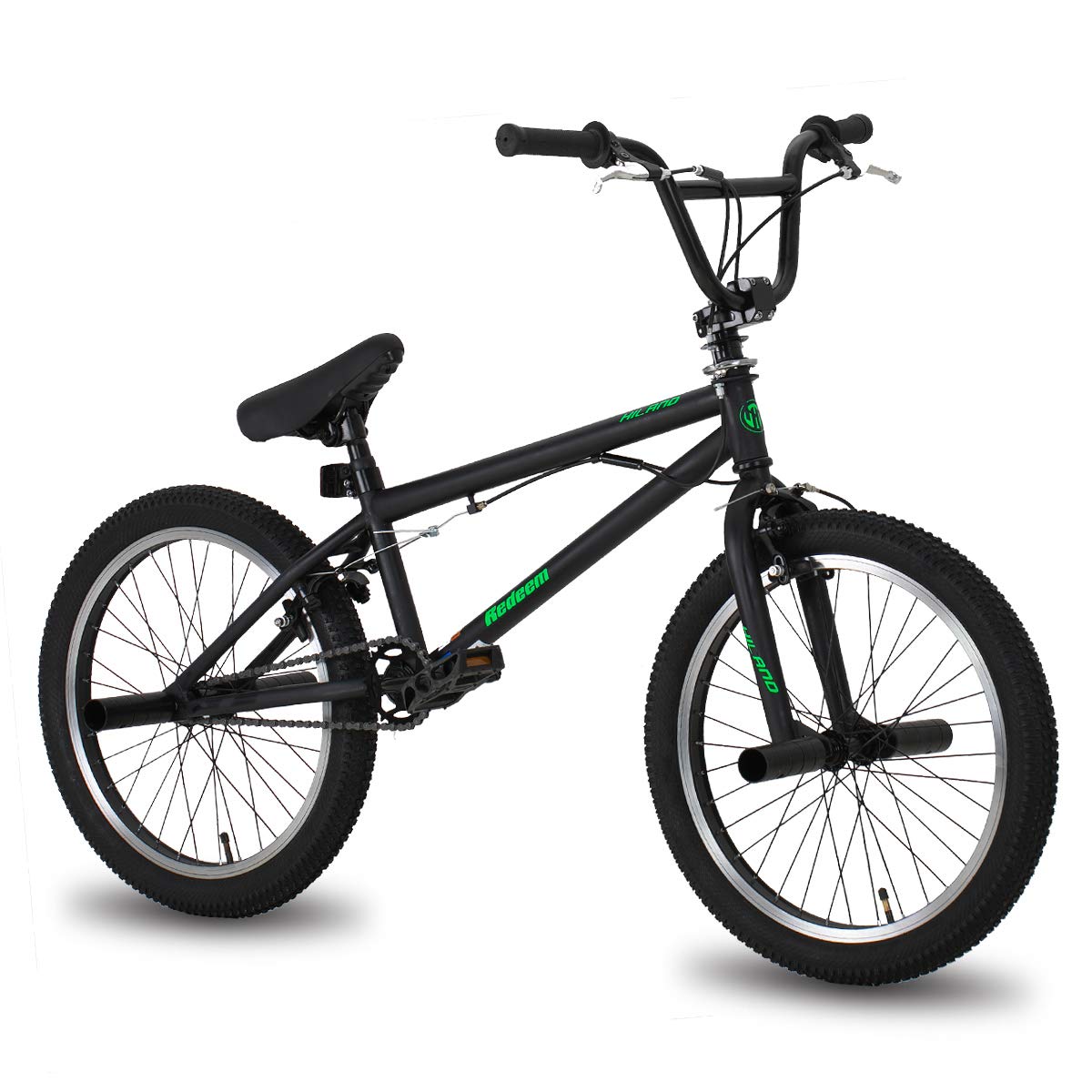 Hiland 20 Inch Freestyle Kids BMX Bike for Boys & Girls - 360 Degree Gyro, 4 Pegs, Beginner to Advanced Level - Youth Bicycle in Multiple Colors - Perfect for Street Riding, Tricks, and Outdoor Adventures
