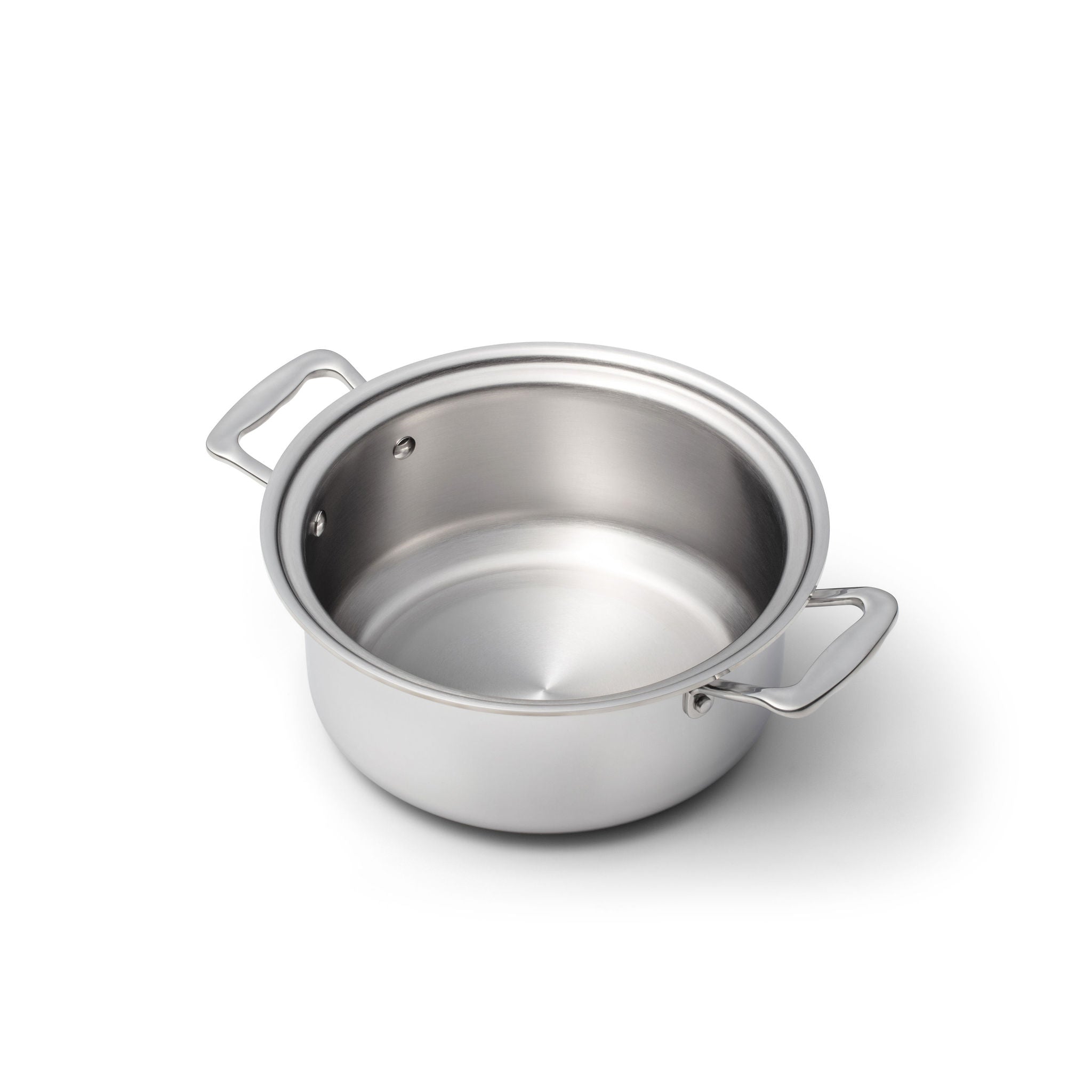 4 Quart Stainless Steel Stock Pot with Lid - Heavy Duty Cooking Pot for Soups, Stews, Pasta & Canning - Perfect for Home Kitchen & Commercial Use