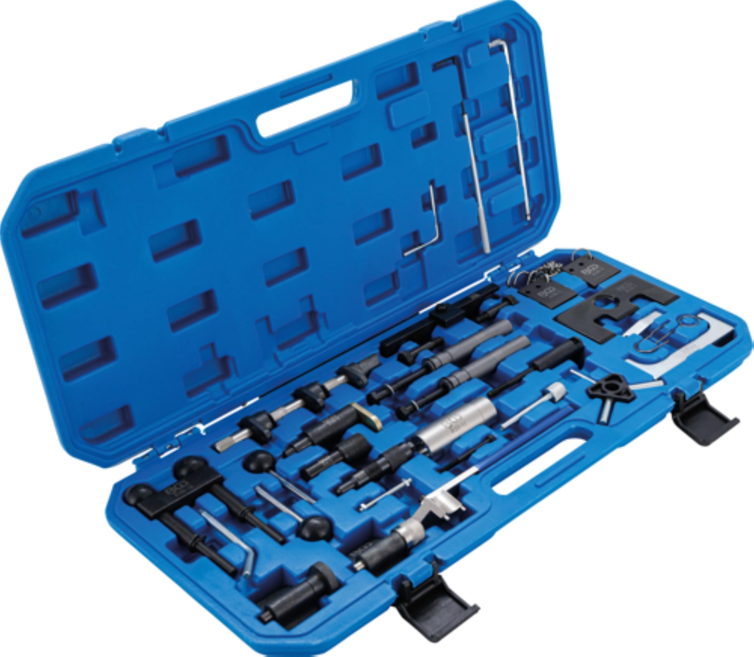 BGS 8155 Engine Timing Tool Kit for VW Audi VAG Vehicles - Professional Timing Belt Replacement Tool Set for DIY Mechanics & Auto Shops
