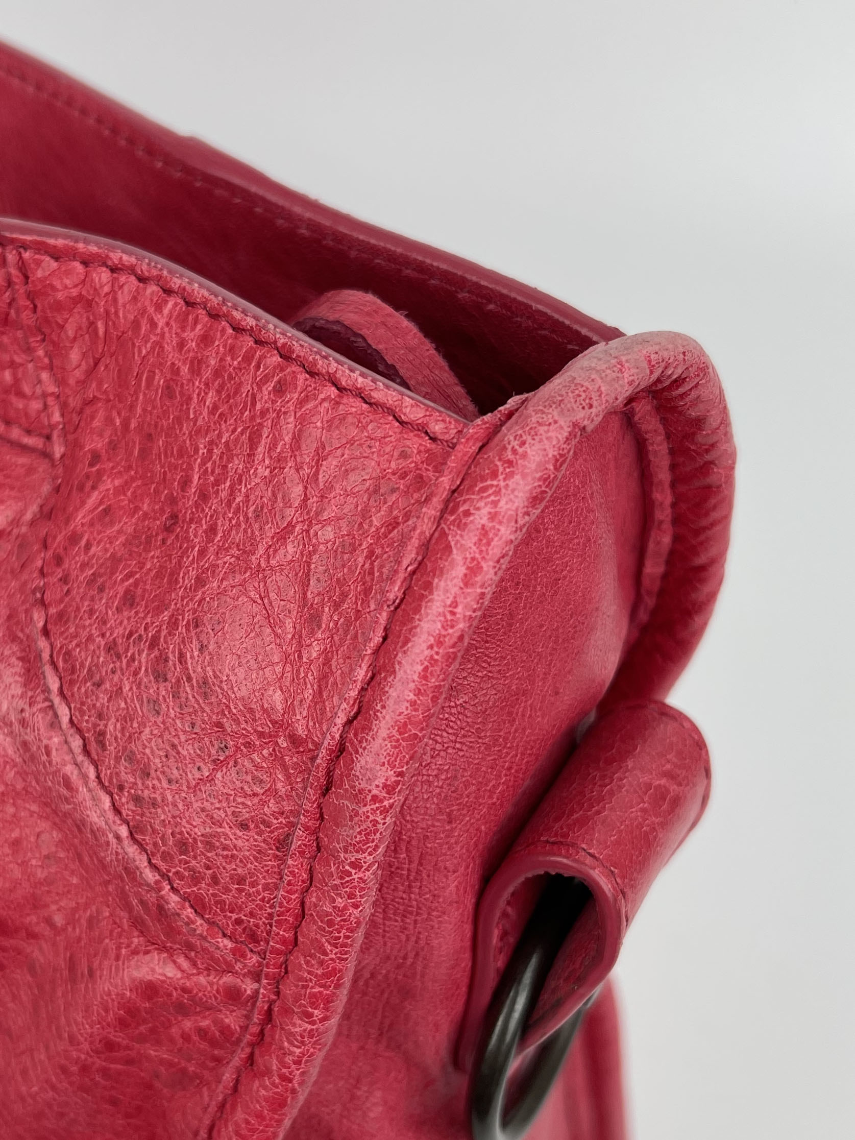 Balenciaga Medium Pink City Bag - Luxury Leather Handbag for Women | Perfect for Everyday Use, Work & Travel