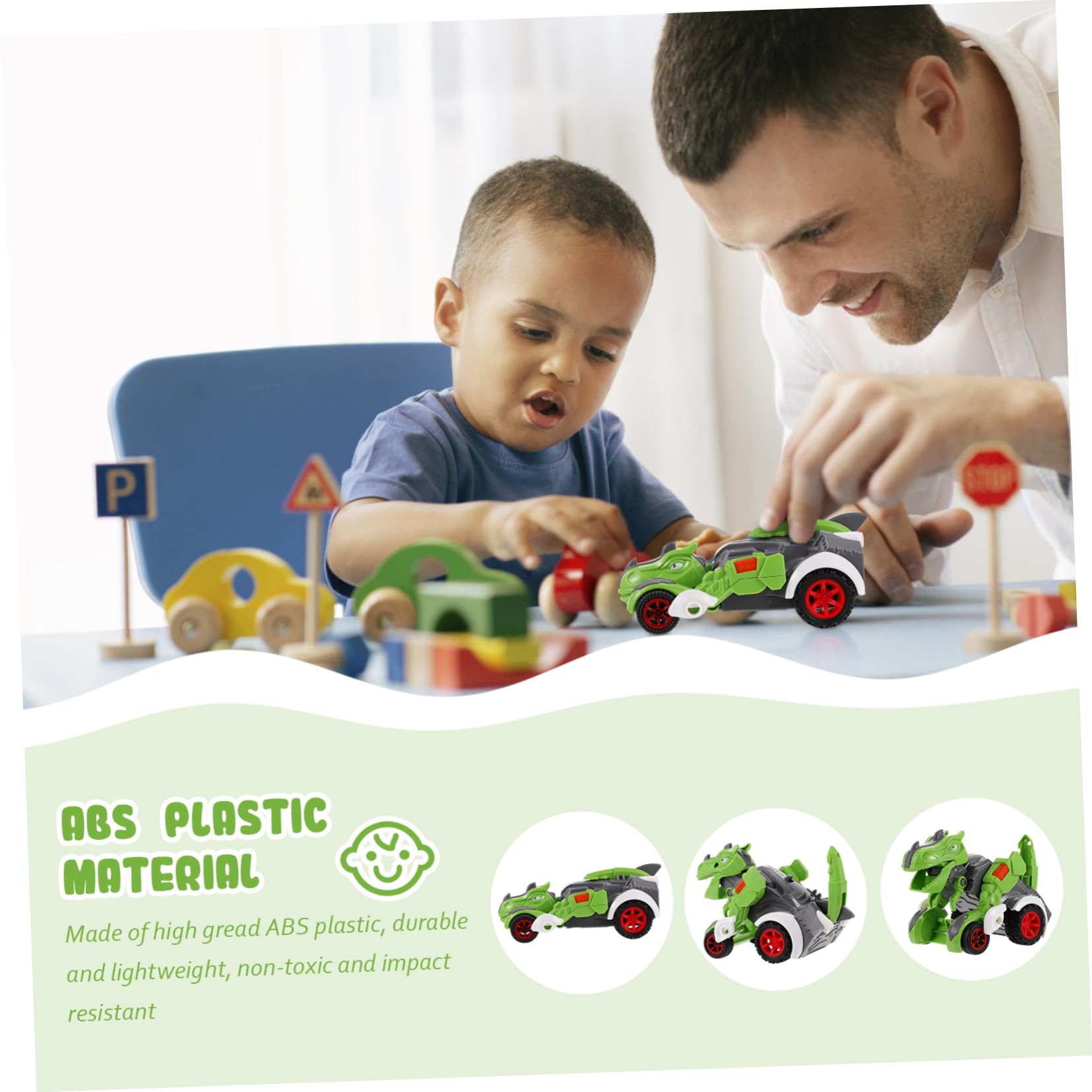 iBasenice 3-Piece Mini Construction Vehicle Toy Set - Small Plastic Trucks & Diggers for Kids, Boys Halloween Figurines, Preschool Educational Toys - Perfect for Playtime, Birthday Gifts & Halloween Decorations