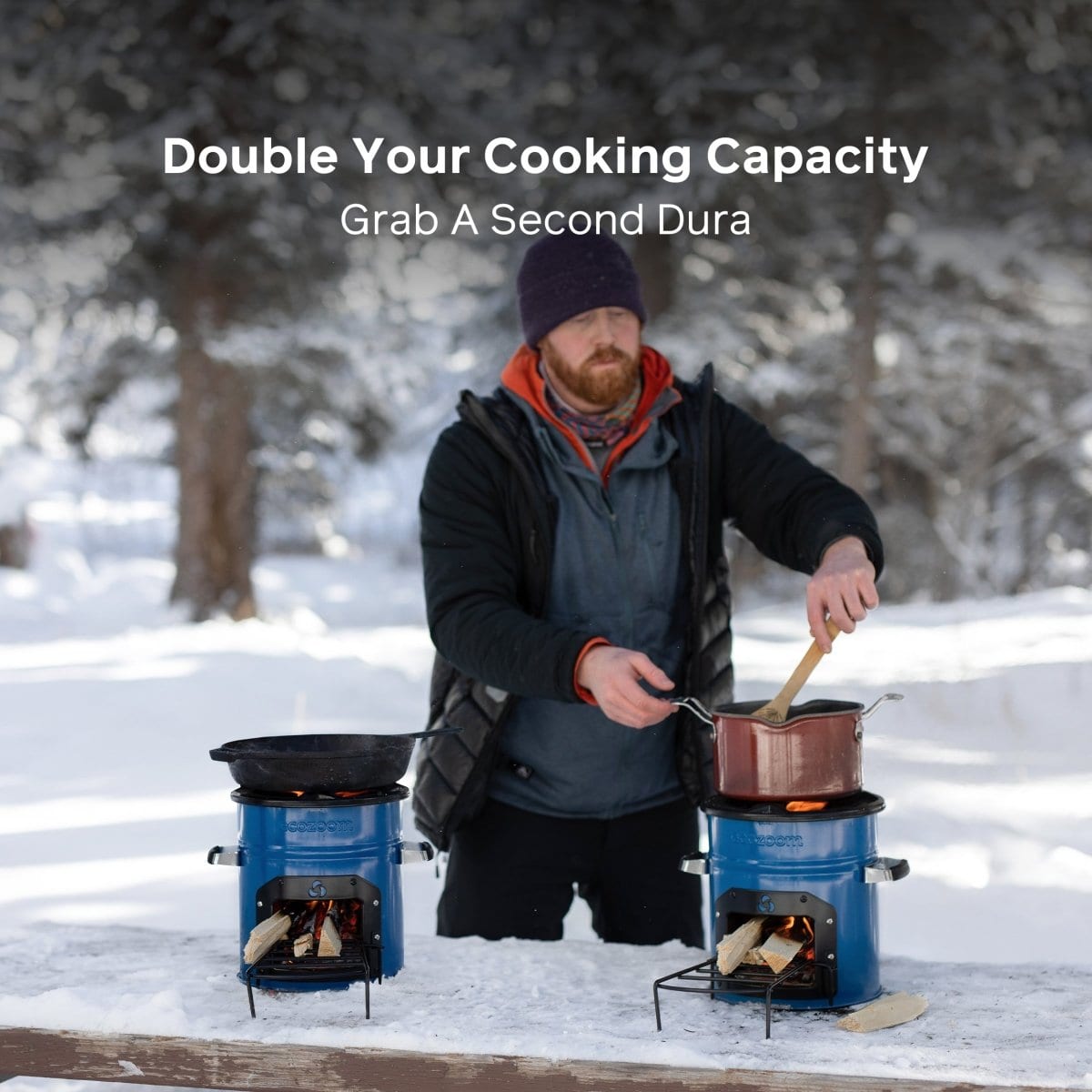 EcoZoom Dura Camping Stove - Portable Outdoor Wood Burning Stove for Backpacking, Hiking & Emergency Preparedness