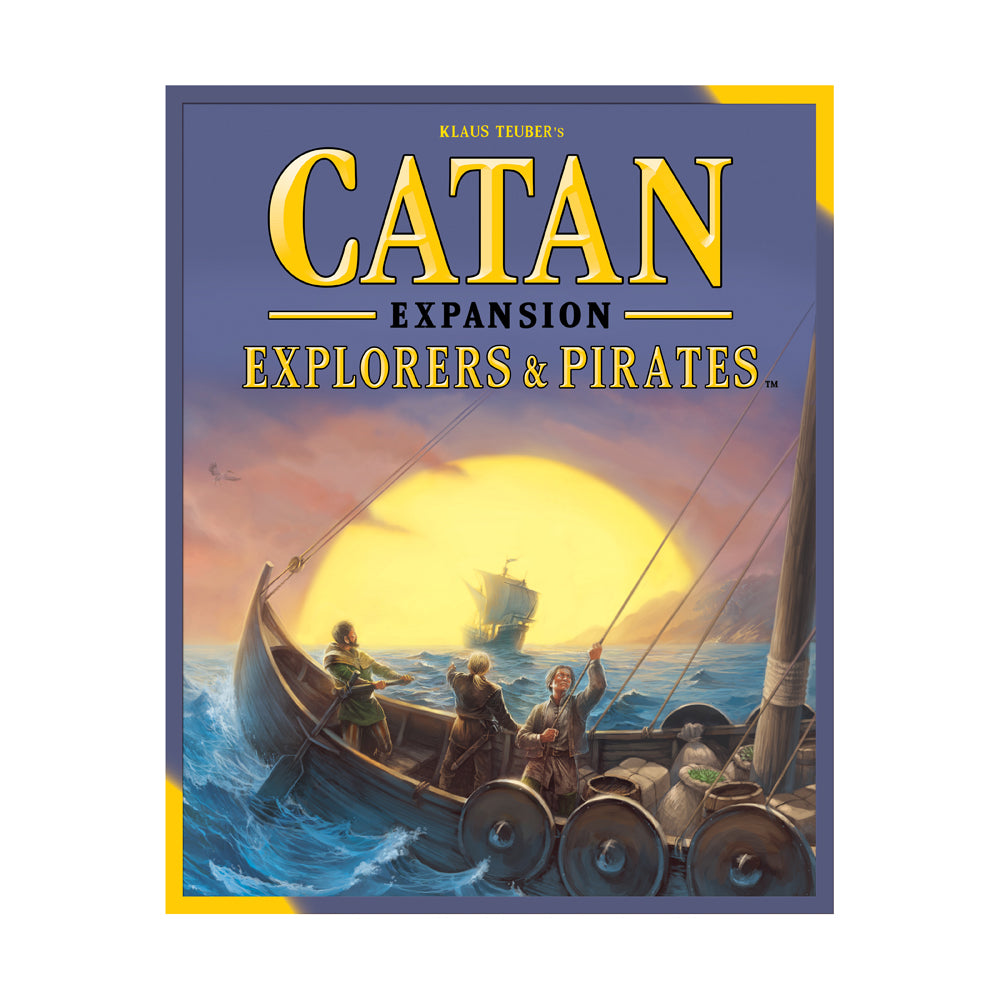 Catan Explorers & Pirates Expansion Board Game - Adventure Strategy Game for Family Game Night, Settlers of Catan Expansion Pack for 3-4 Players