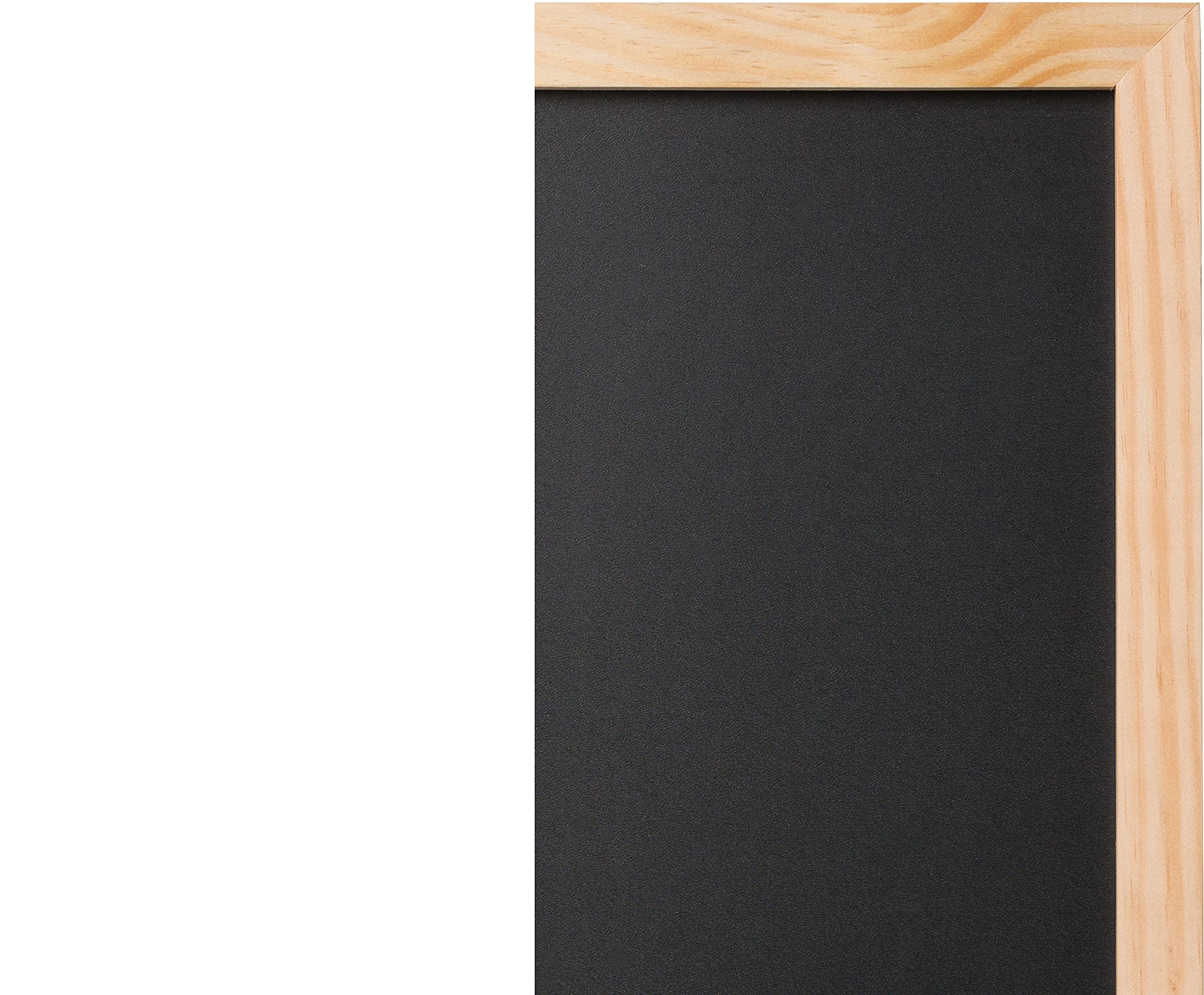 Premium Blackboard Chalkboard 20X60 cm with Wooden Frame - Ideal for Classrooms, Restaurants, and Home Decor