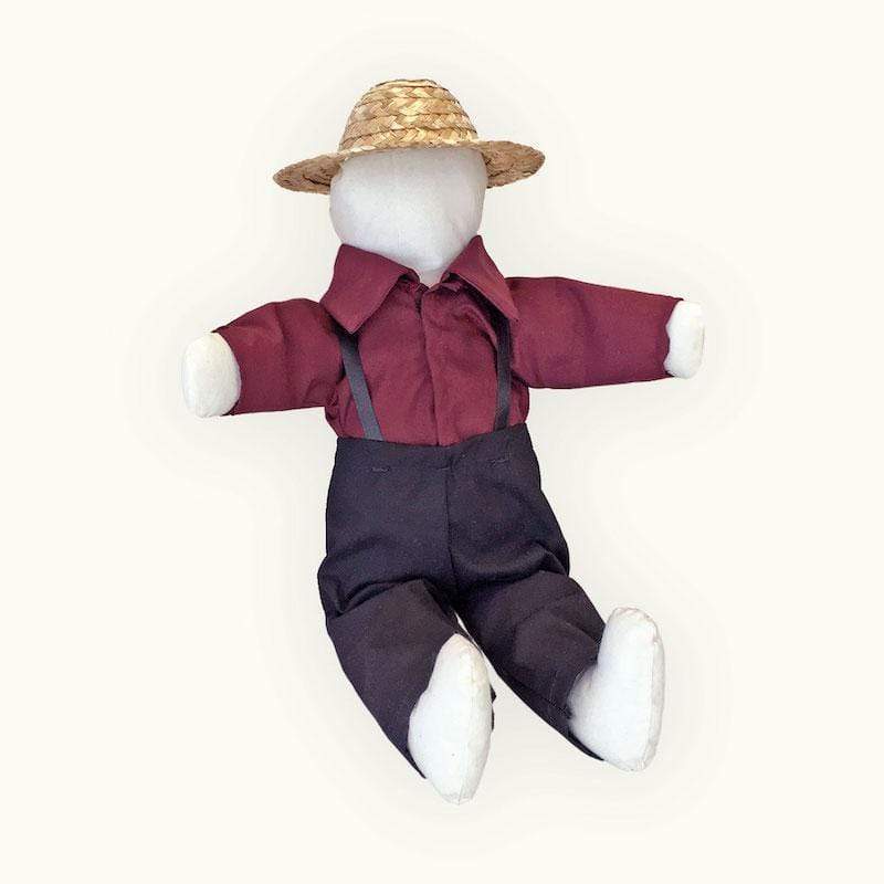 Handmade Amish Boy Doll - 18