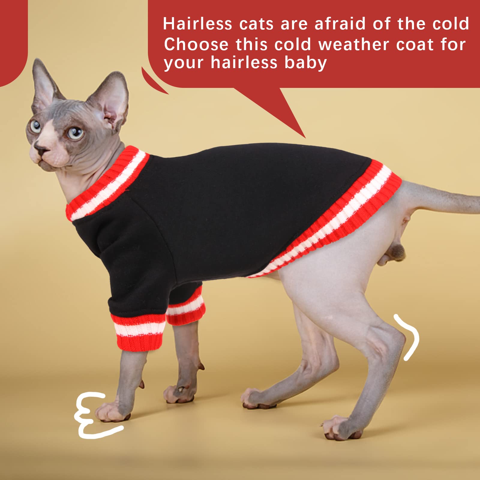 FUAMEY Warm Fleece Dog Sweater - Soft Winter Pullover for Small & Medium Dogs, Cozy Pet Clothes for Boys & Girls, Cute Puppy Outfit in Black | Perfect for Cold Weather Walks & Indoor Comfort
