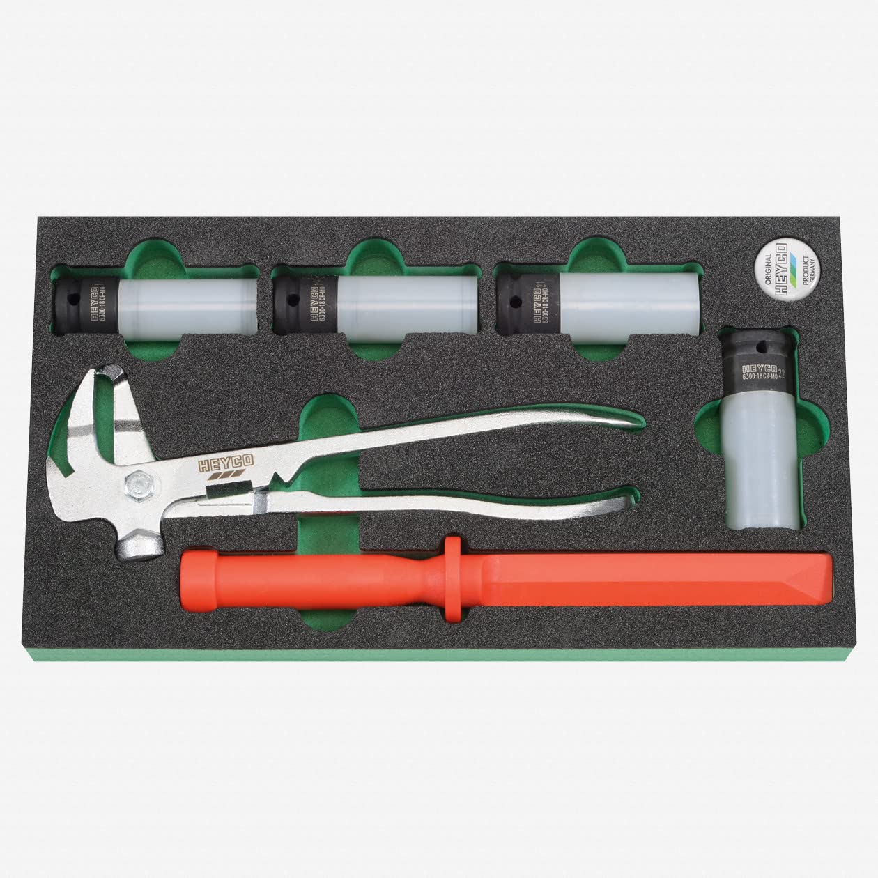 Heyco 6-Piece Wheel Changing Tool Set - Durable Tire Repair Kit for Cars, Trucks & SUVs - Perfect for Roadside Emergencies & DIY Auto Maintenance
