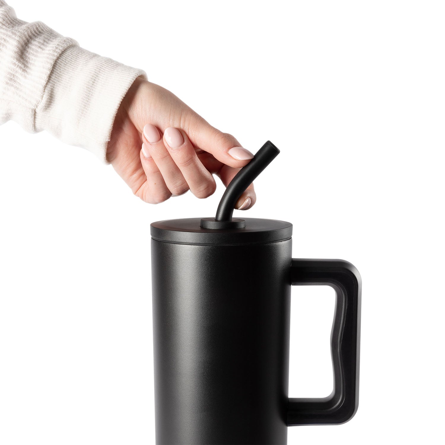 Premium Trek Tumbler - Insulated Stainless Steel Water Bottle with Leak-Proof Lid | Keeps Drinks Hot/Cold for 24 Hours | Perfect for Hiking, Camping & Outdoor Adventures