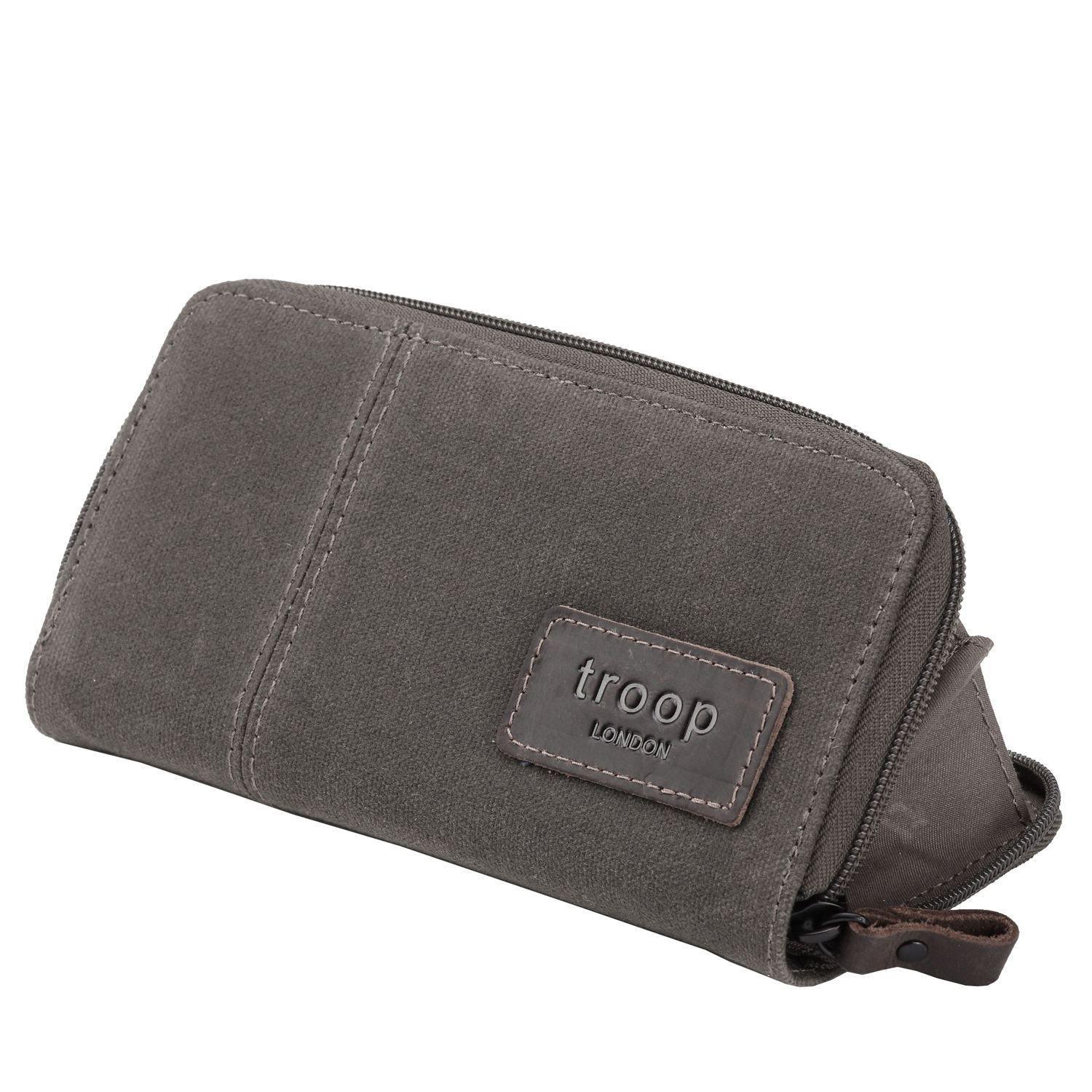 TRP0501 Troop London Canvas Zip Around Wallet for Men & Women - Stylish & Durable Travel Money Organizer for Everyday Use