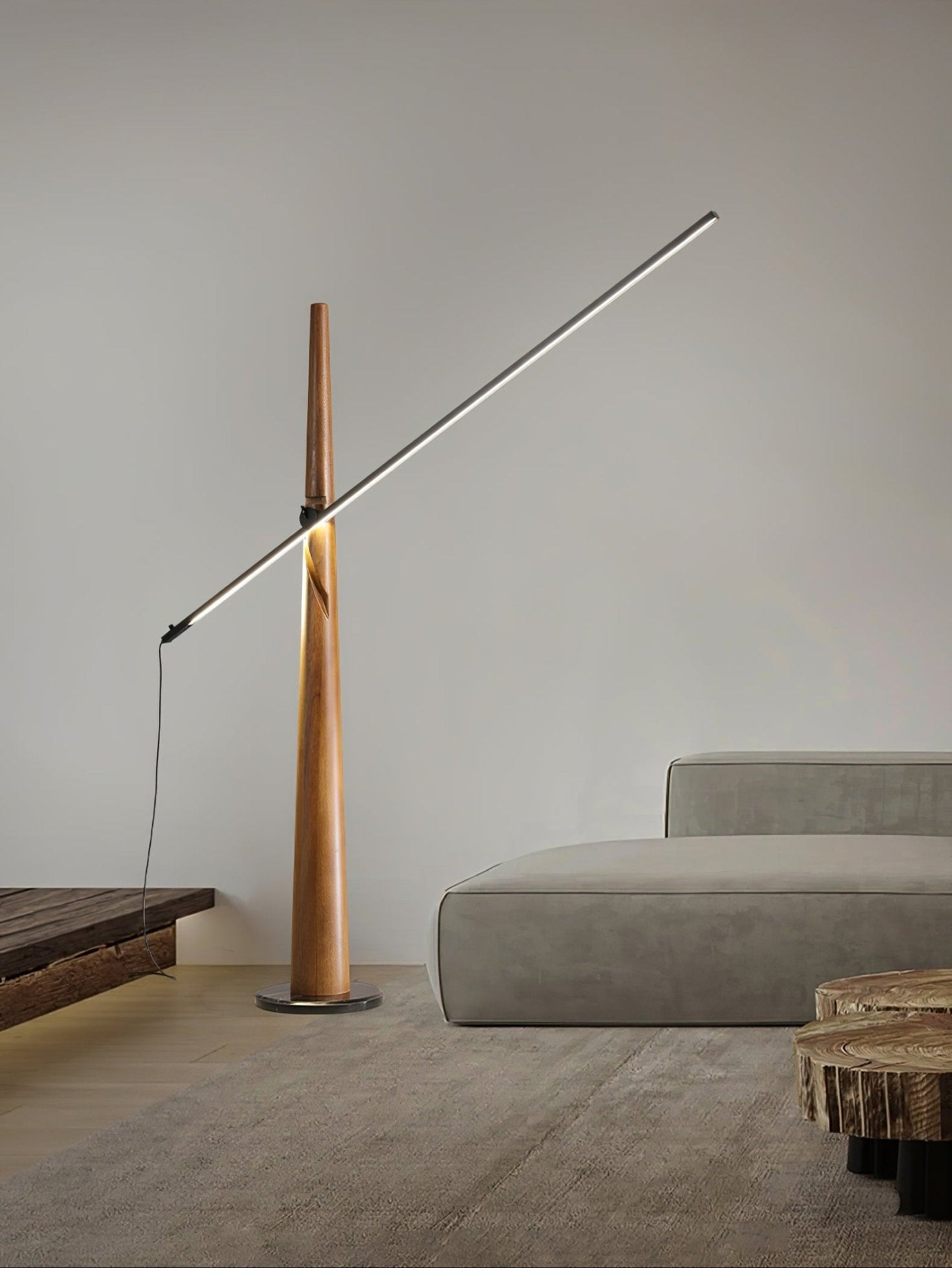 Equora Modern LED Floor Lamp with Adjustable Brightness - Perfect for Living Room, Bedroom, and Office Lighting