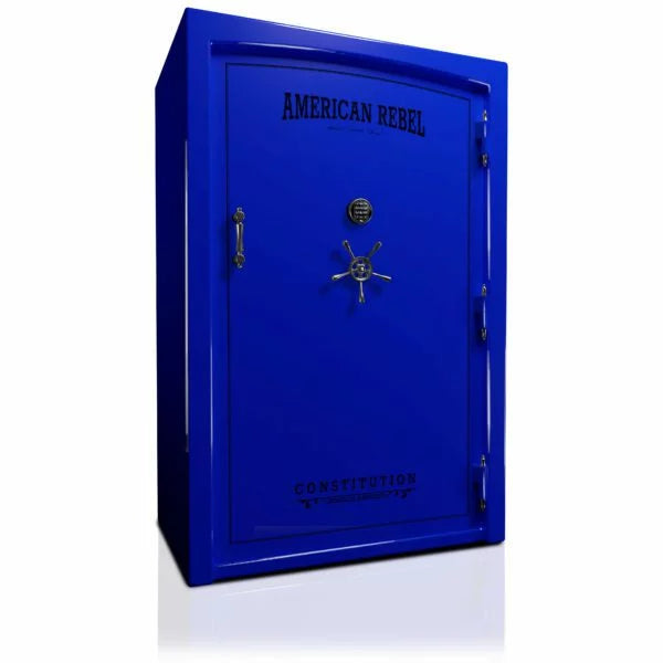American Rebel CS60 Constitution 60 Gun Safe - Fireproof & Secure Handgun Safe for Home & Office - Perfect for Pistols, Valuables & Document Storage