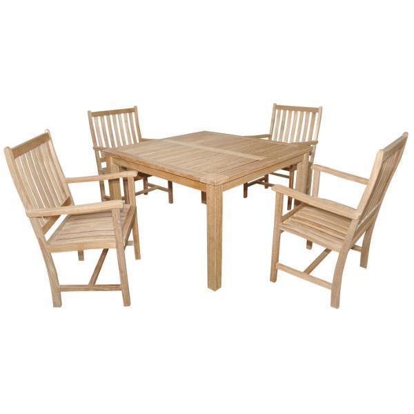 Windsor Wilshire 5-Piece Dining Set - Elegant Wooden Table & Chairs for Kitchen, Dining Room & Small Spaces | Perfect for Family Meals & Entertaining Guests