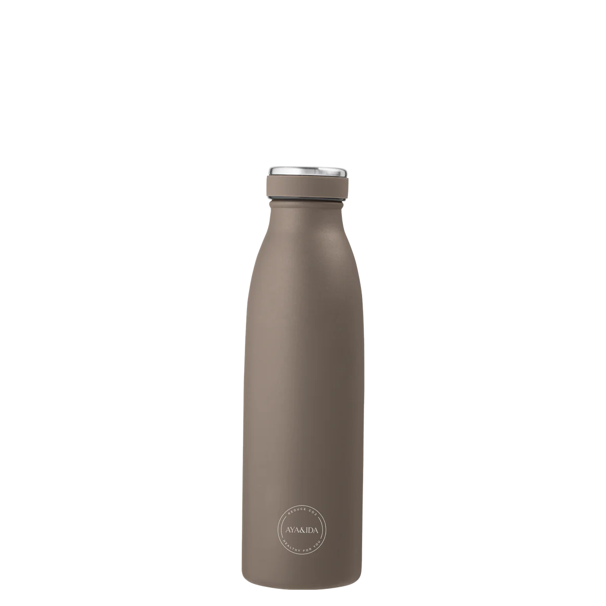 AYA&IDA 500ML Insulated Stainless Steel Water Bottle with Driftwood Design - Perfect for Hiking, Gym, and Outdoor Adventures