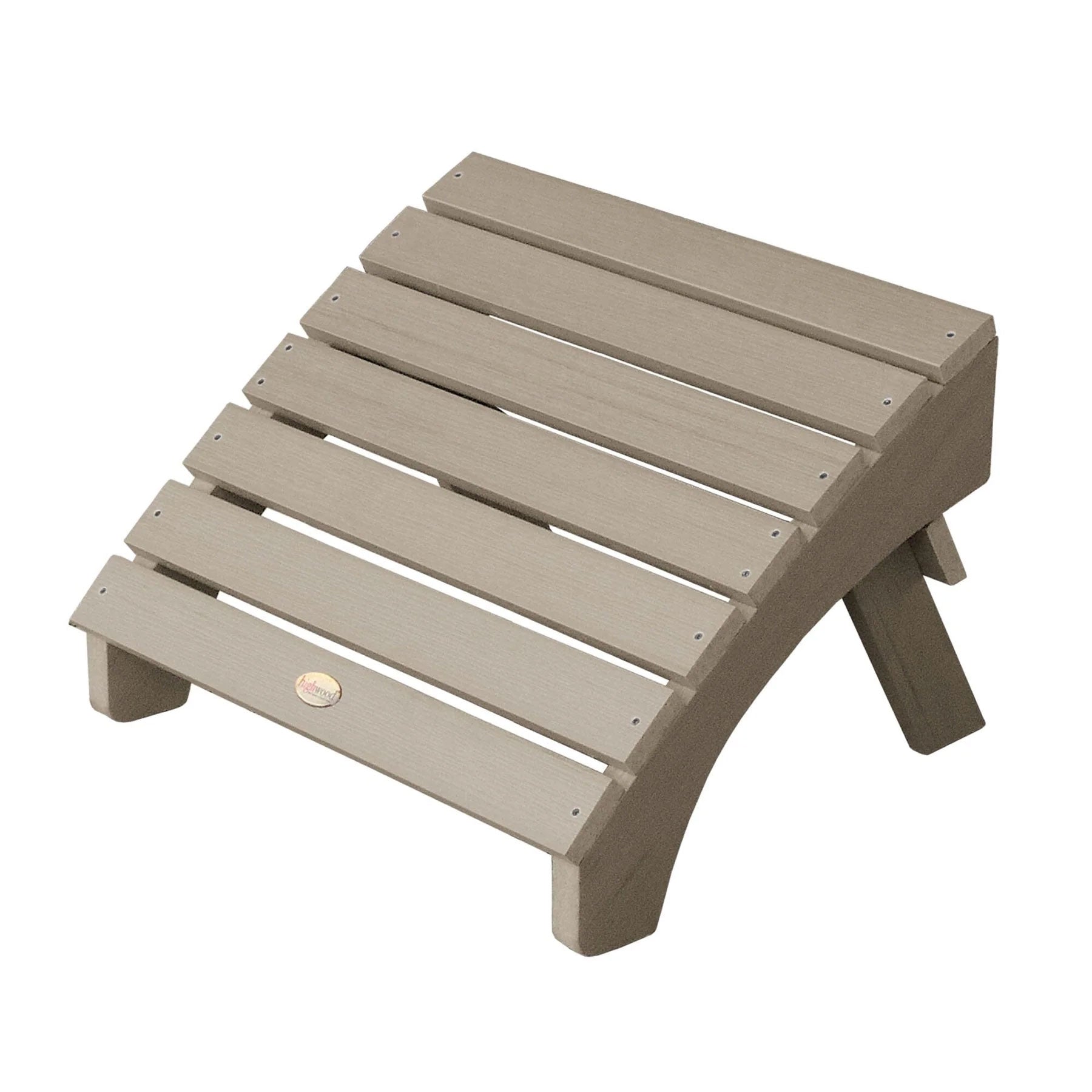 Premium Outdoor Folding Adirondack Ottoman - Waterproof Patio Footrest & Garden Lounge Chair Accessory for Deck, Poolside & Backyard Relaxation