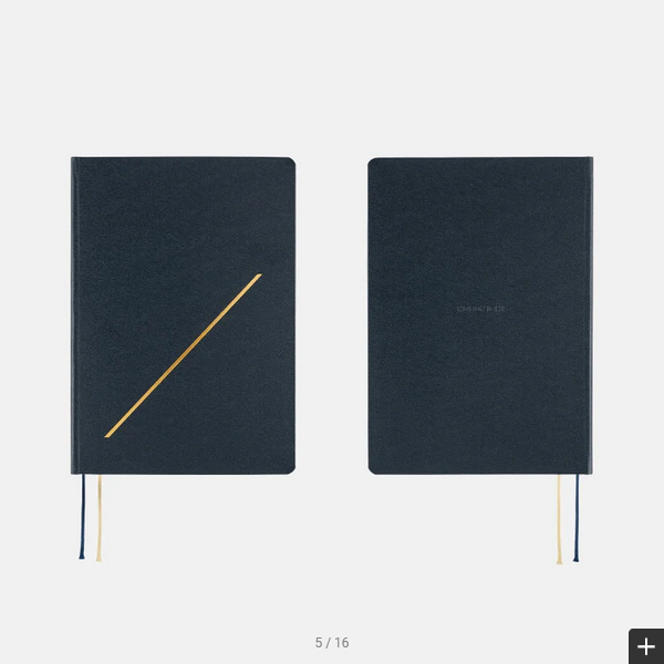 Hobonichi Techo 2025 Planner (Navy Blue) - A5 Size Daily Journal with January Start, Monday Start | English Edition | Perfect for Work, School & Personal Planning