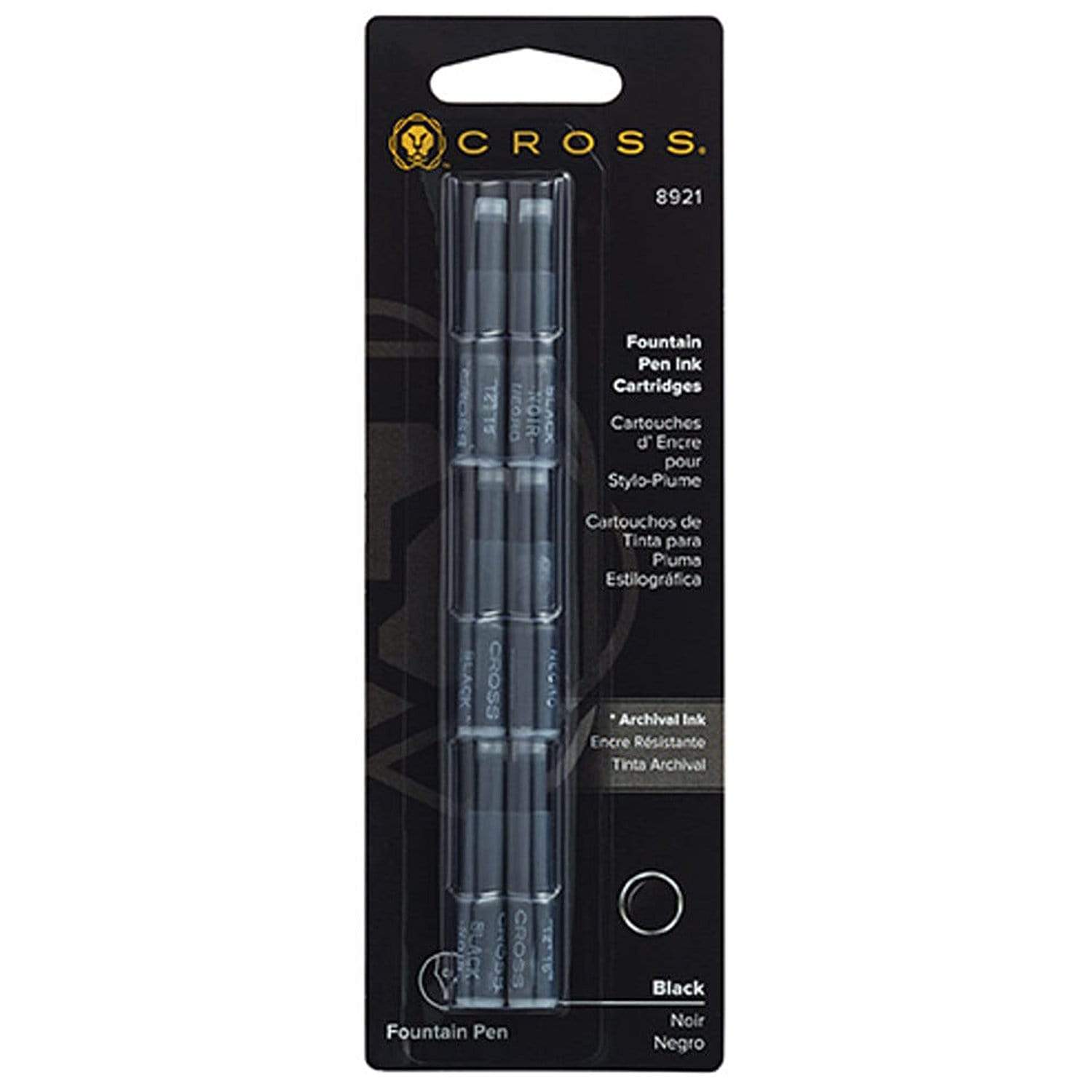 Premium Cross Fountain Pen Refills - 6 Pack Ink Cartridges for Smooth Writing | Ideal for Office, School & Calligraphy Use