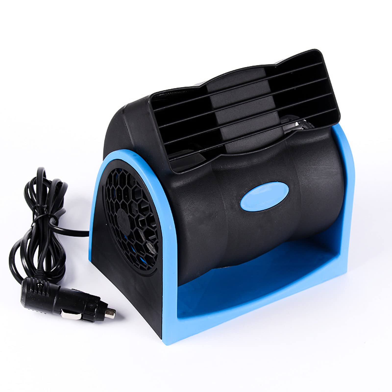 12V Car Fan Cooler - Portable Auto Cooling Fan with Cigarette Lighter Plug for RV, Baby Seat & Desktop Use - Compact 12 Volt Mini Fan for Travel, Office & Home Comfort