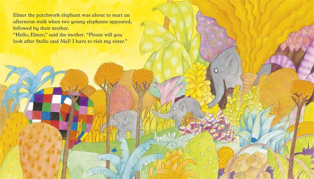 Elmer and the Bedtime Story - Children's Picture Book for Bedtime Reading | Elmer Series by David McKee | Perfect for Kids' Nighttime Routine & Storytime