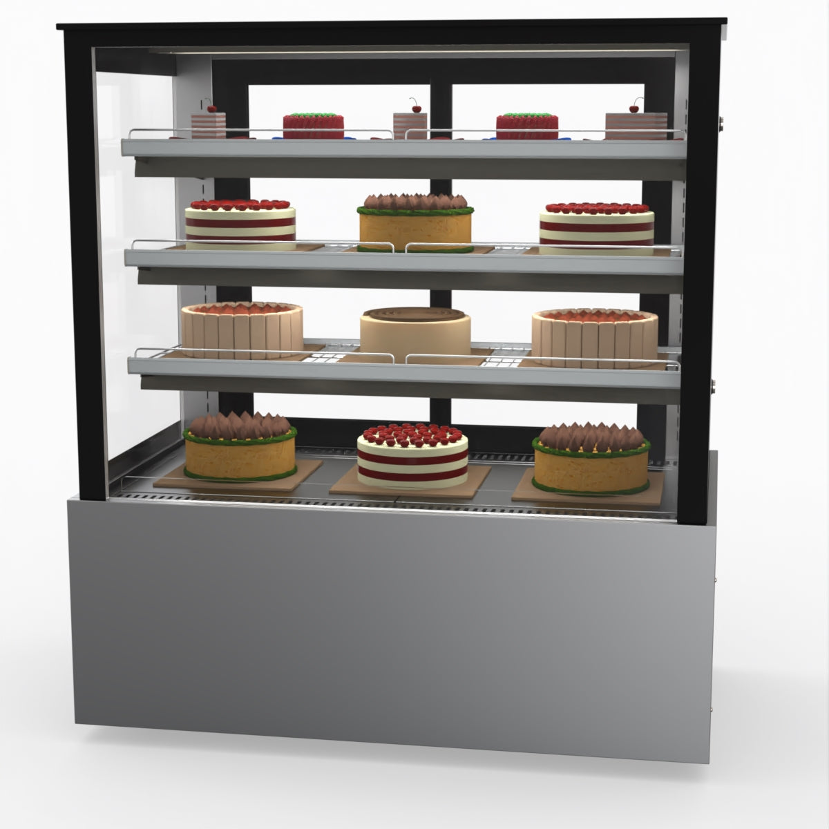 Bonvue SL840V Commercial Refrigerated Display Case - Perfect for Supermarkets, Delis, and Restaurants