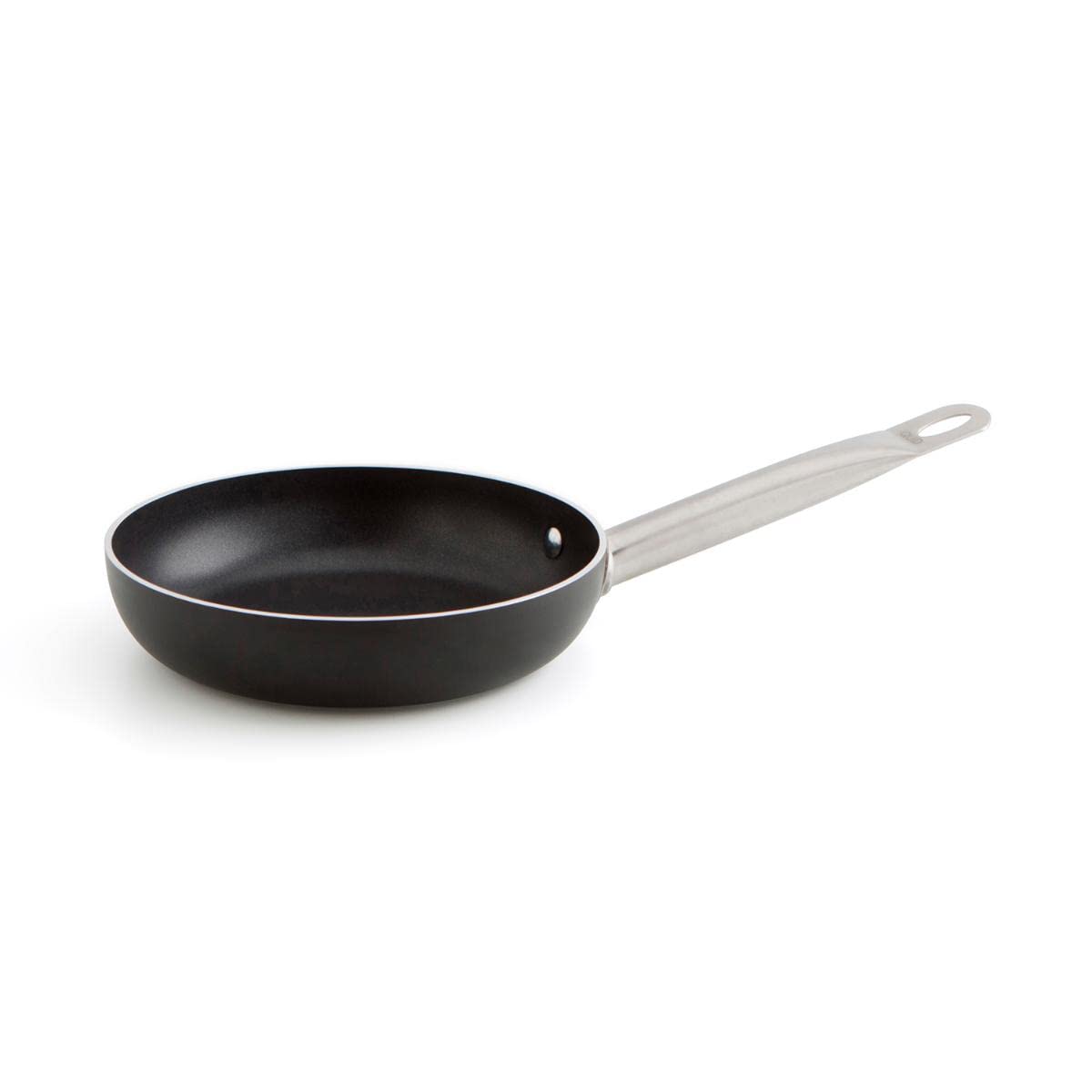 Professional 24cm Non-Stick Frying Pan - Black & Steel Aluminum Cookware for Home & Restaurant Use - Perfect for Sautéing, Frying & Cooking Eggs (60x50x10cm)