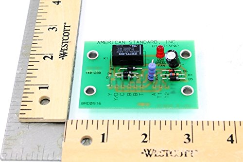 Trane BRD0916 Fan Control Board Replacement Part - Compatible with Trane HVAC Systems for Home & Commercial Use