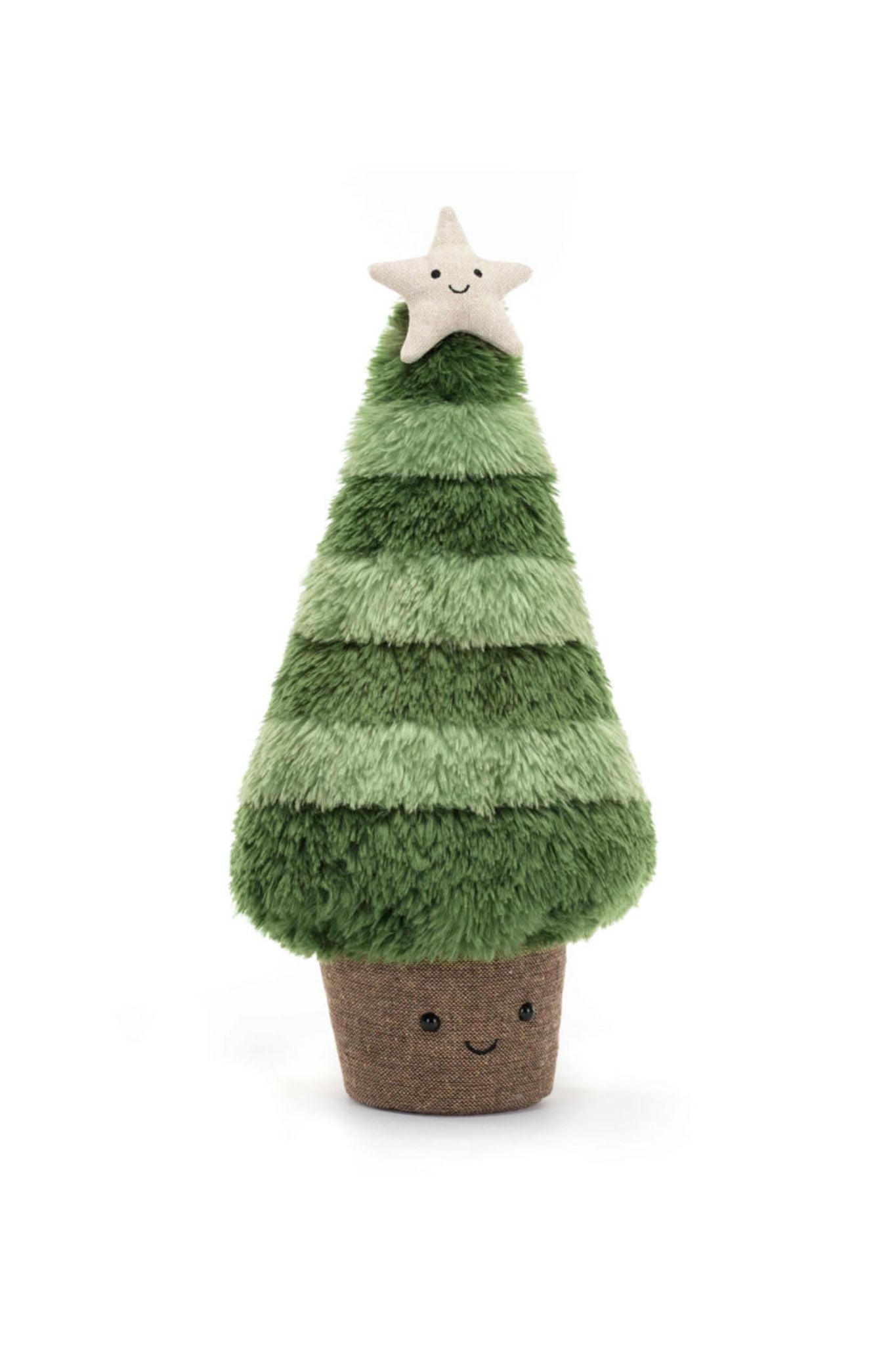 Jellycat Amuseables Nordic Spruce Christmas Tree Plush - Large Soft Stuffed Animal Holiday Decor for Home, Office & Gift Giving