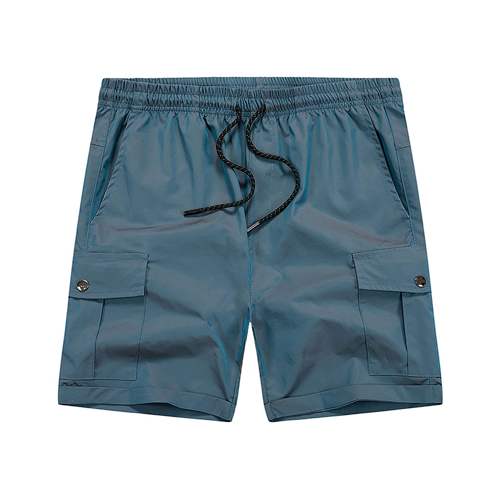HYWJSZ Men's Casual Shorts - Summer Workout Running Shorts with Elastic Waist, Breathable Loose Fit for Outdoor Sports & Gym | Perfect for Jogging, Hiking, and Beach Activities