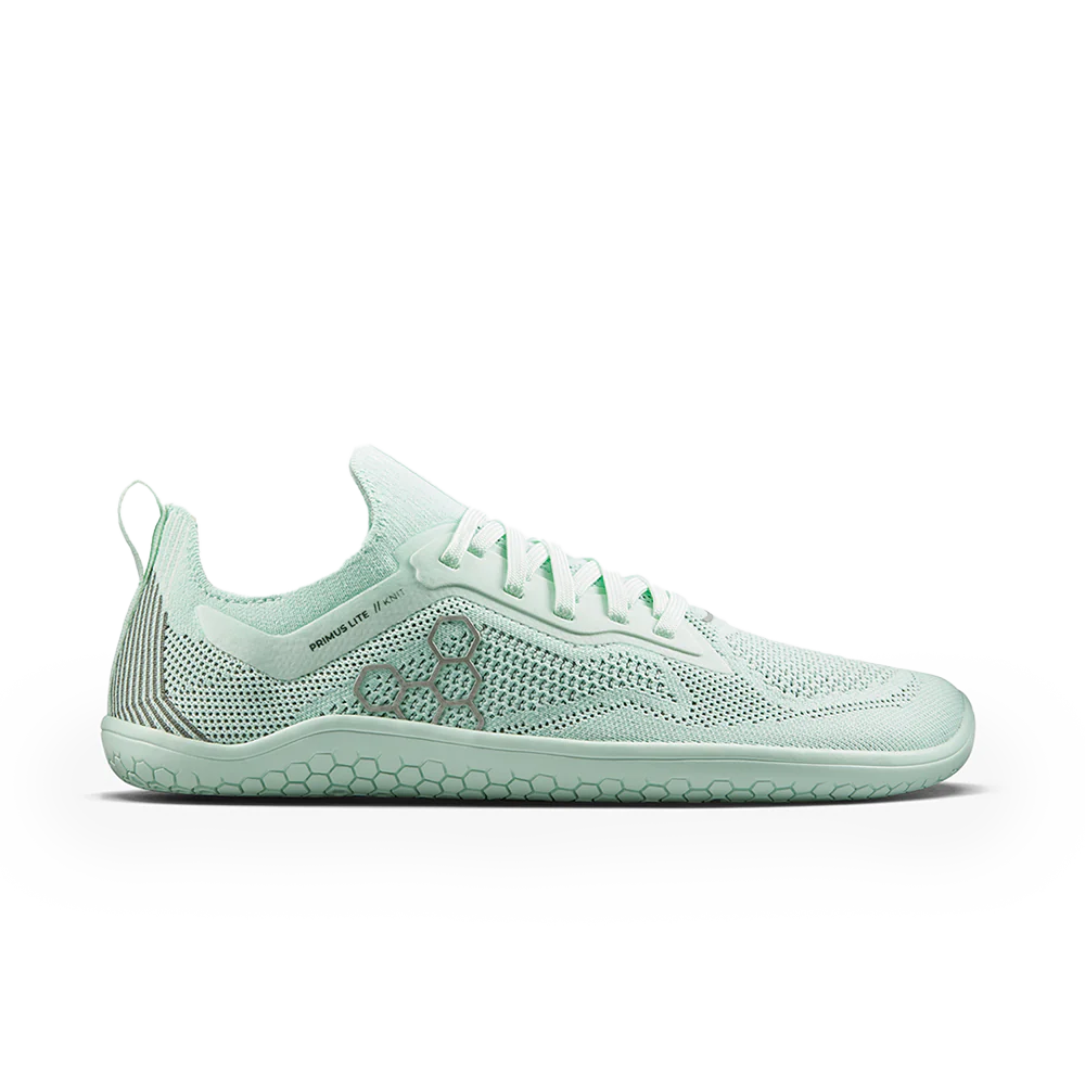 Vivobarefoot Primus Lite Knit Women's Barefoot Shoes - Lightweight & Breathable for Yoga, Running & Gym Workouts - Soothing Sea Color (On Sale)