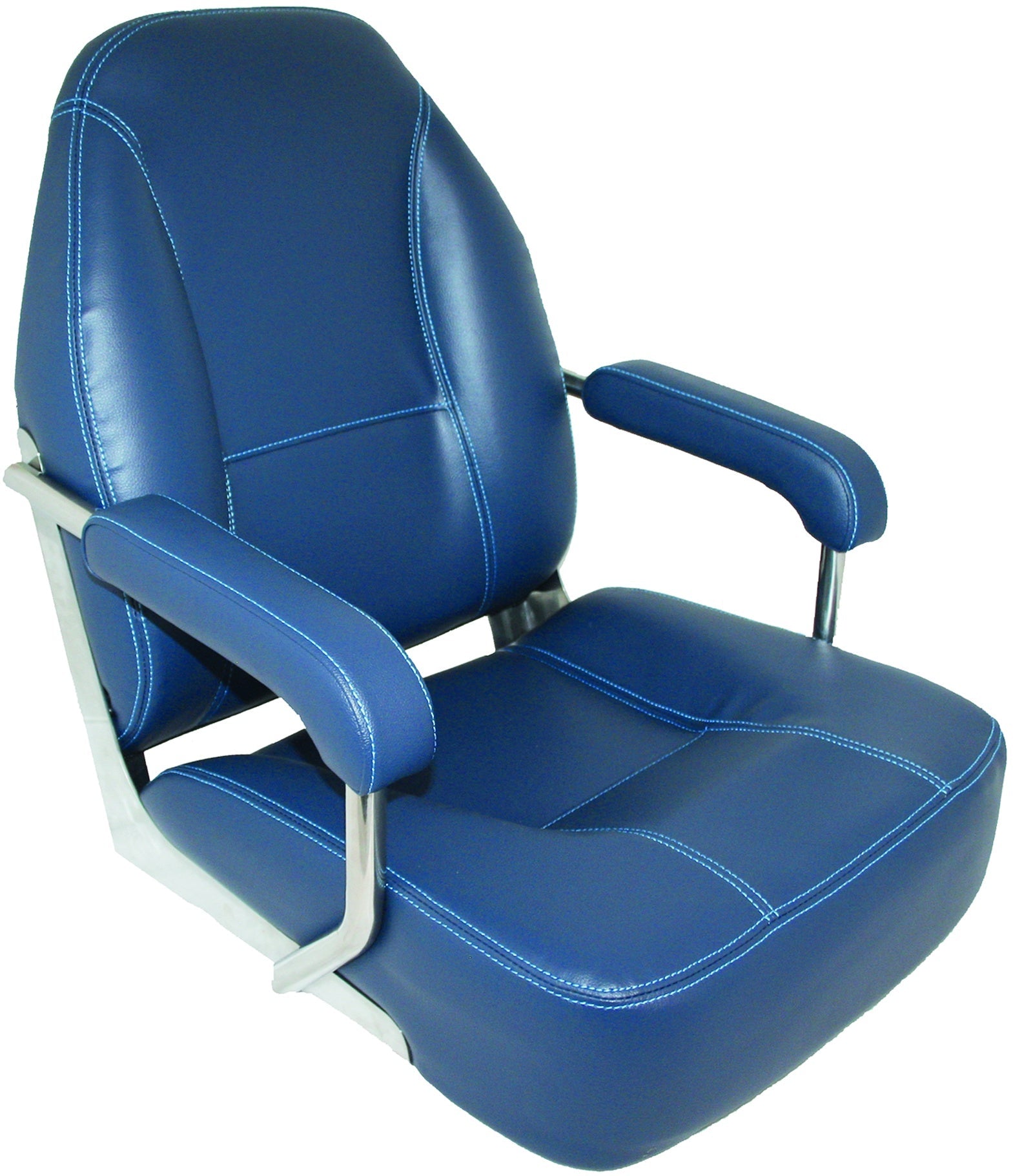 Axis MOJO Deluxe Seat Dark Blue - Premium Boat Seat Cushion for Fishing, Boating & Marine Use - Waterproof & Comfortable Outdoor Seat Cover for Pontoon, Deck & Dock