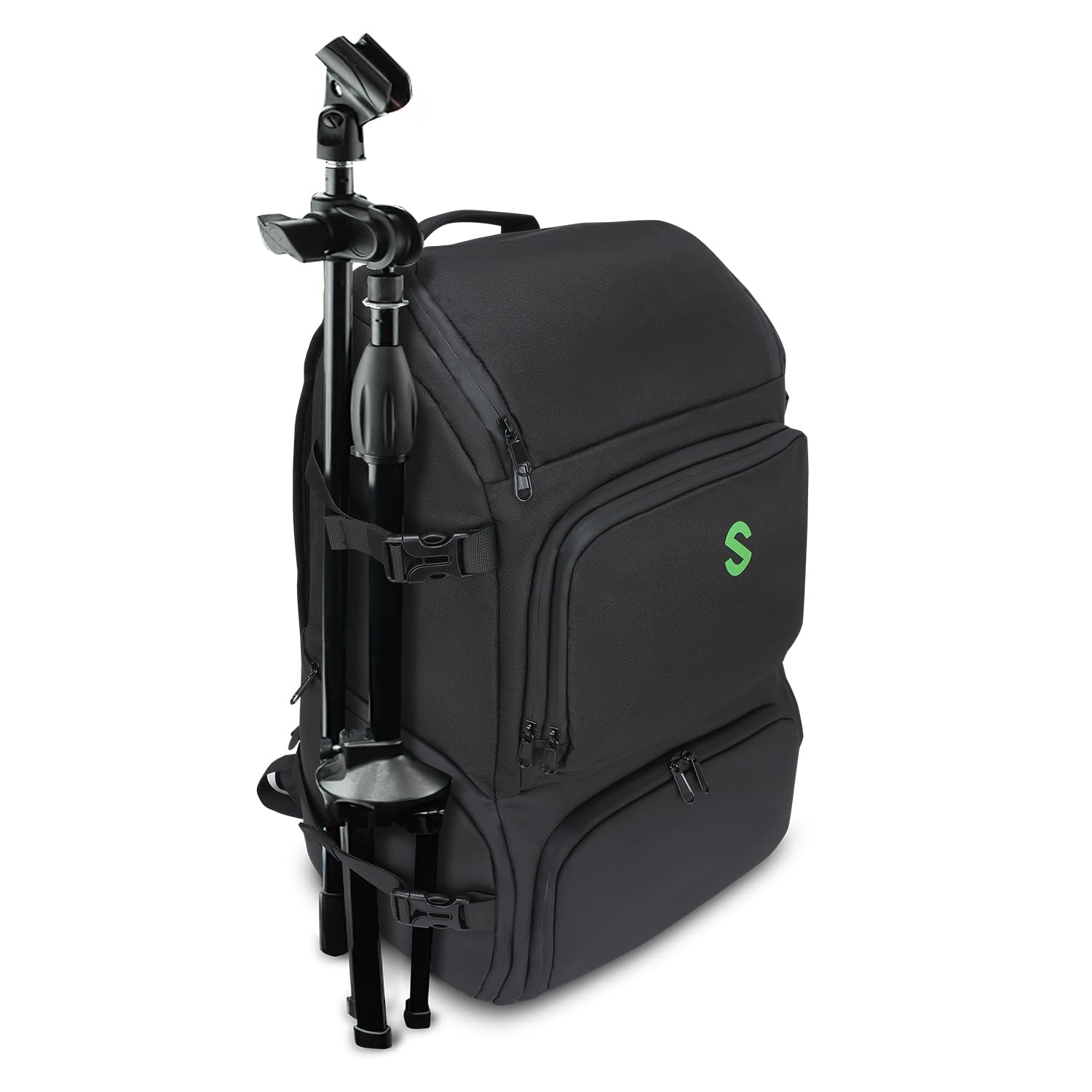 SAVIOUR DJ Accessories Transport Pack - Large Durable Gig Backpack for DJ Equipment, Mic Stands, Cables & Music Gear - Perfect for Solo Musicians & Mobile DJs On-The-Go