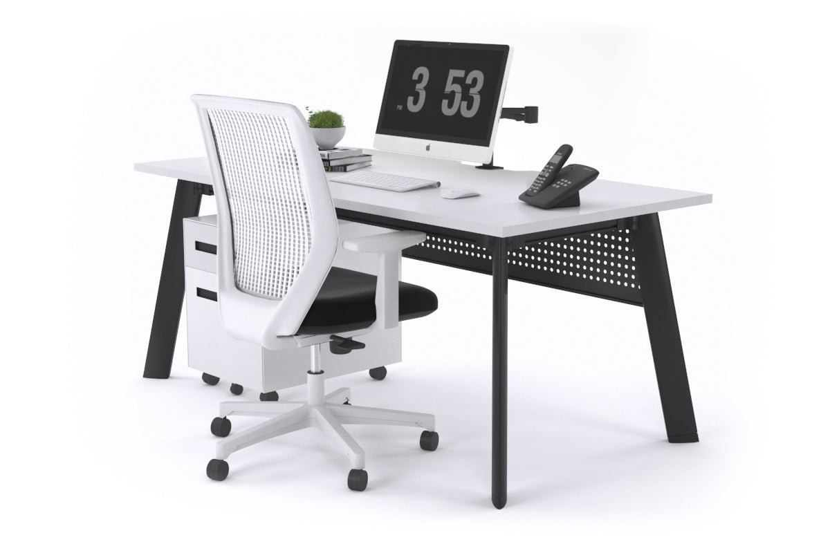 Switch Executive Desk 1800L x 800W with Cable Management - Modern Office Desk for Home & Business Workspaces