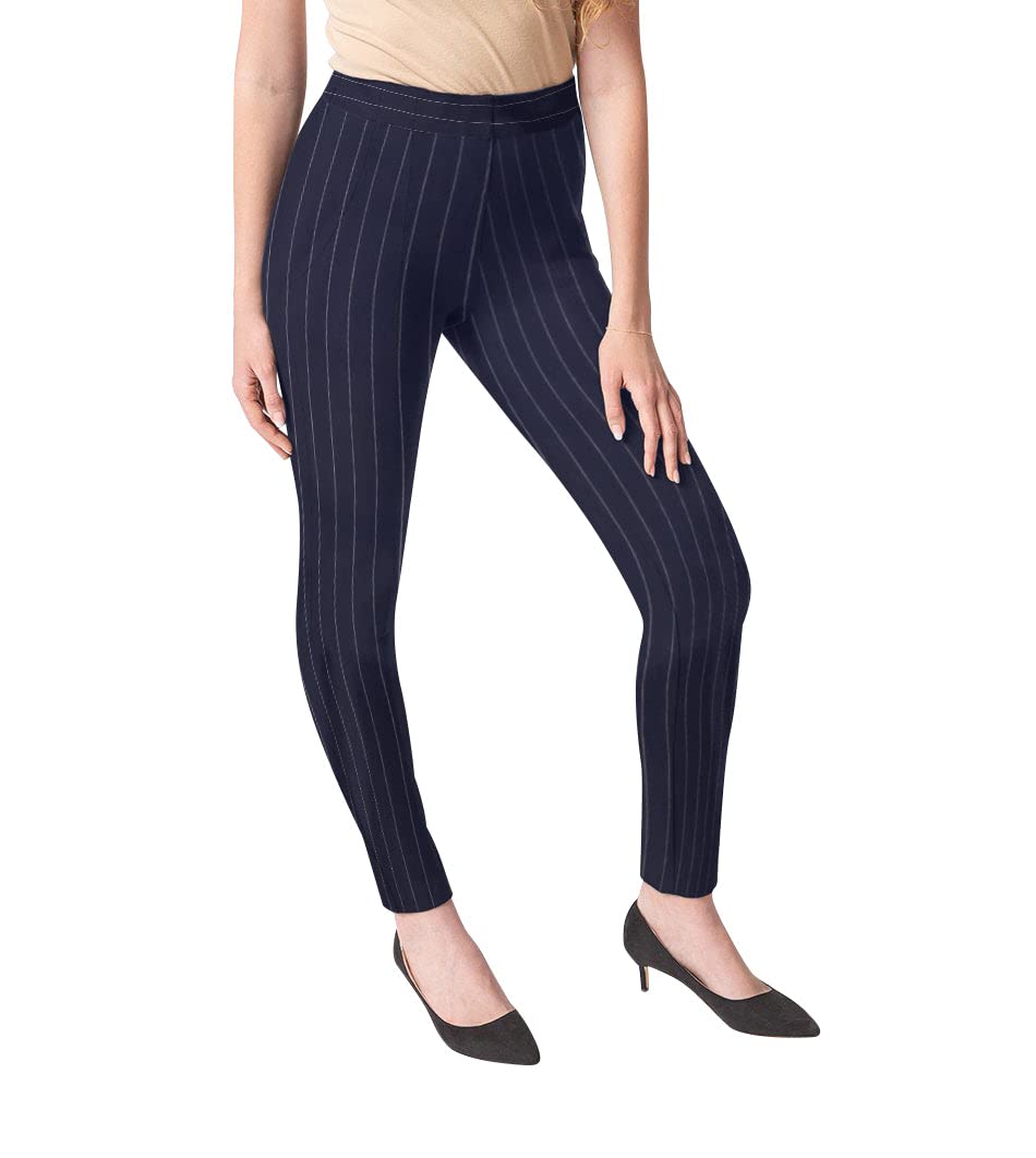 Thalian Women's Slimfit Ponte Pants - Comfortable for Work & Travel