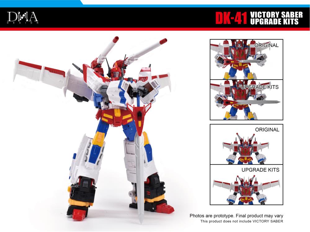 DNA Design DK 41 Upgrade Kit for HasLab Victory Leo - Transformers Action Figure Accessories for Collectors - Perfect for Display and Customization