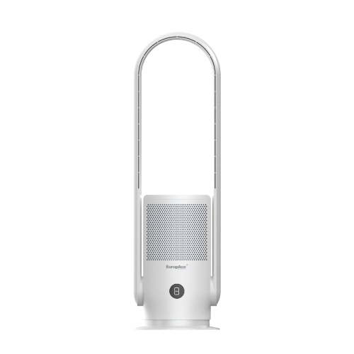 Europace EBFZ3DWH Bladeless Air Purifier Fan with 30° Tilt & HEPA 13 Filter - Quiet Cooling for Bedroom, Office & Living Room - Remove Dust, Allergens & Odors