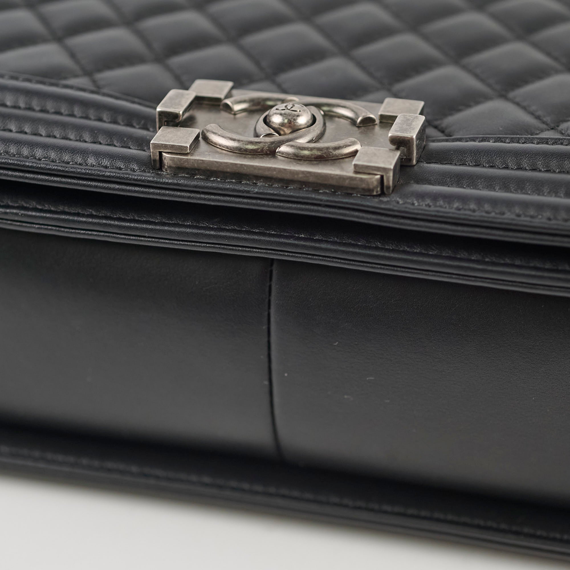 Chanel Old Medium Boy Bag Black Microchipped - Luxury Designer Handbag for Women, Perfect for Parties, Dates & Everyday Use