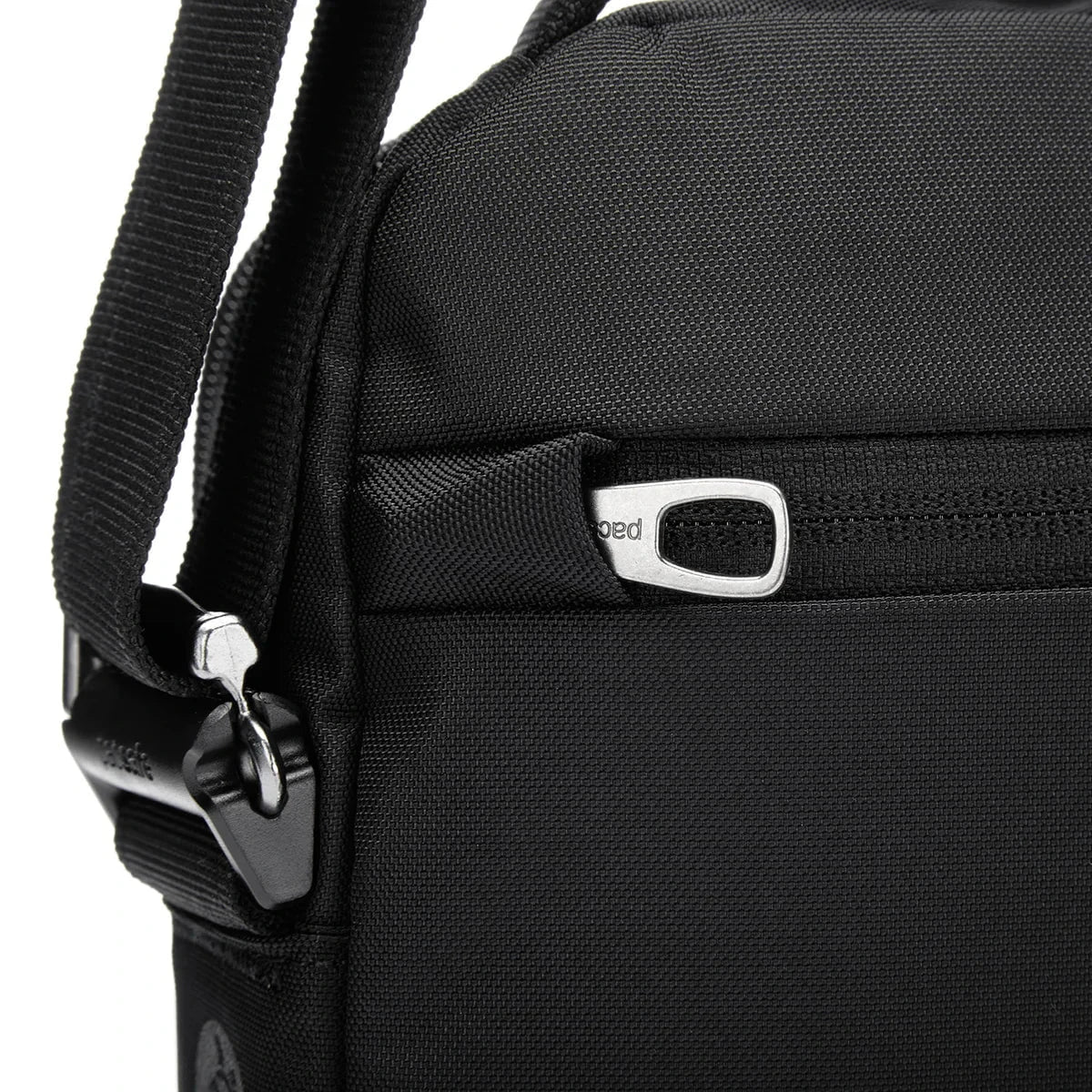 Pacsafe V Anti-Theft Crossbody Bag - Secure Travel Purse for Women & Men - RFID Blocking, Slash Proof, Lightweight for Commuting, Sightseeing & Daily Use