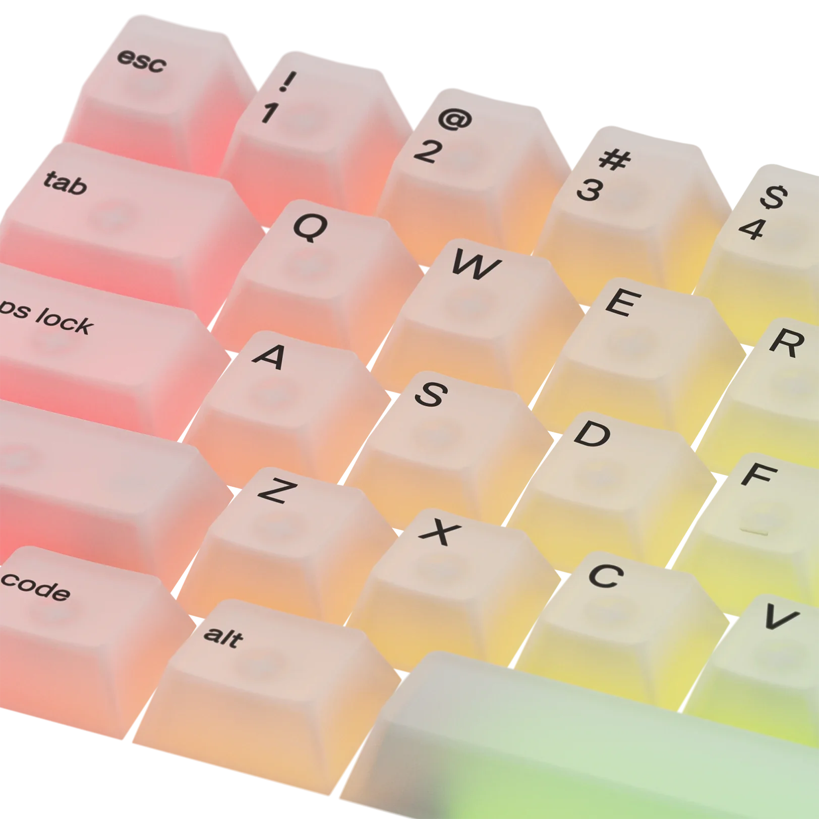 Polychroma Keycaps for Mechanical Keyboards - Custom RGB Backlit Keycaps for Gaming & Typing - Perfect for PC, Mac & Laptop Keyboards (US Layout)