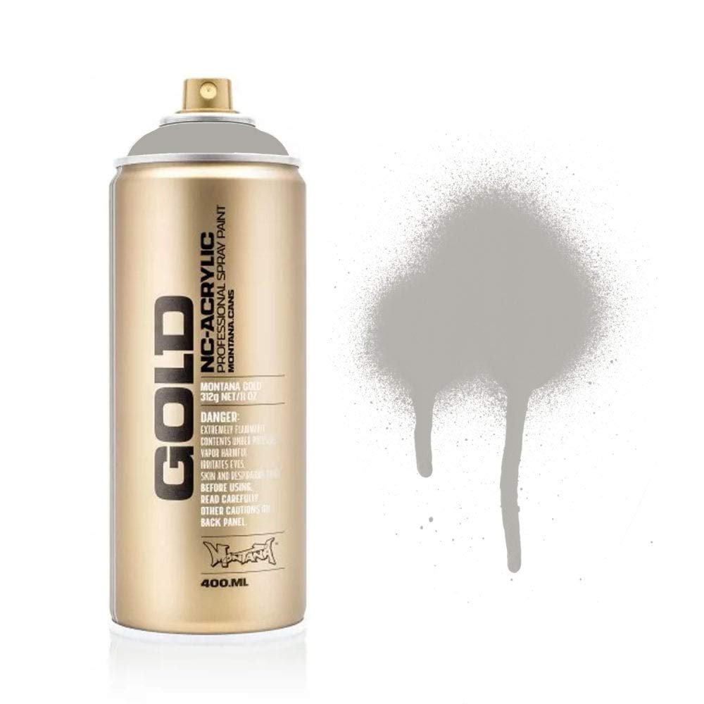 Montana Gold Series Spray Paint - Iron Curtain | Premium Metallic Finish for Graffiti, DIY Projects & Metal Art | Perfect for Urban Art, Home Decor & Crafting