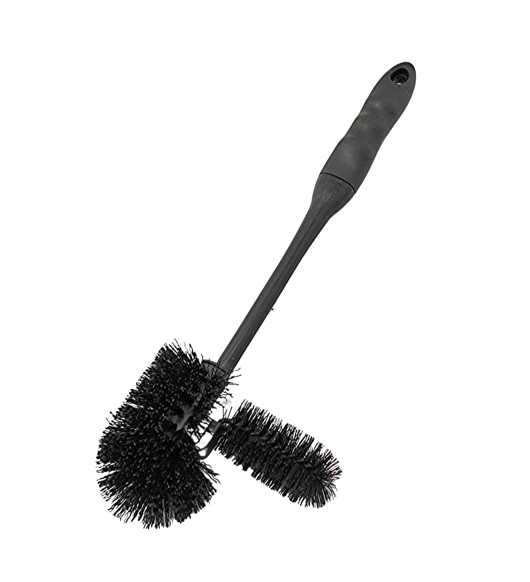 Ergonomic Toilet Bowl Brush with Comfort Grip - Under Rim Lip Cleaner & Storage Caddy for Bathroom | Heavy Duty Scrubber for Deep Cleaning, Ideal for Home & Commercial Use
